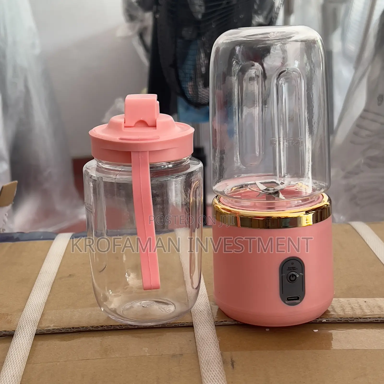 Portable Rechargeable Blender/Smoothie Maker 400mlx2