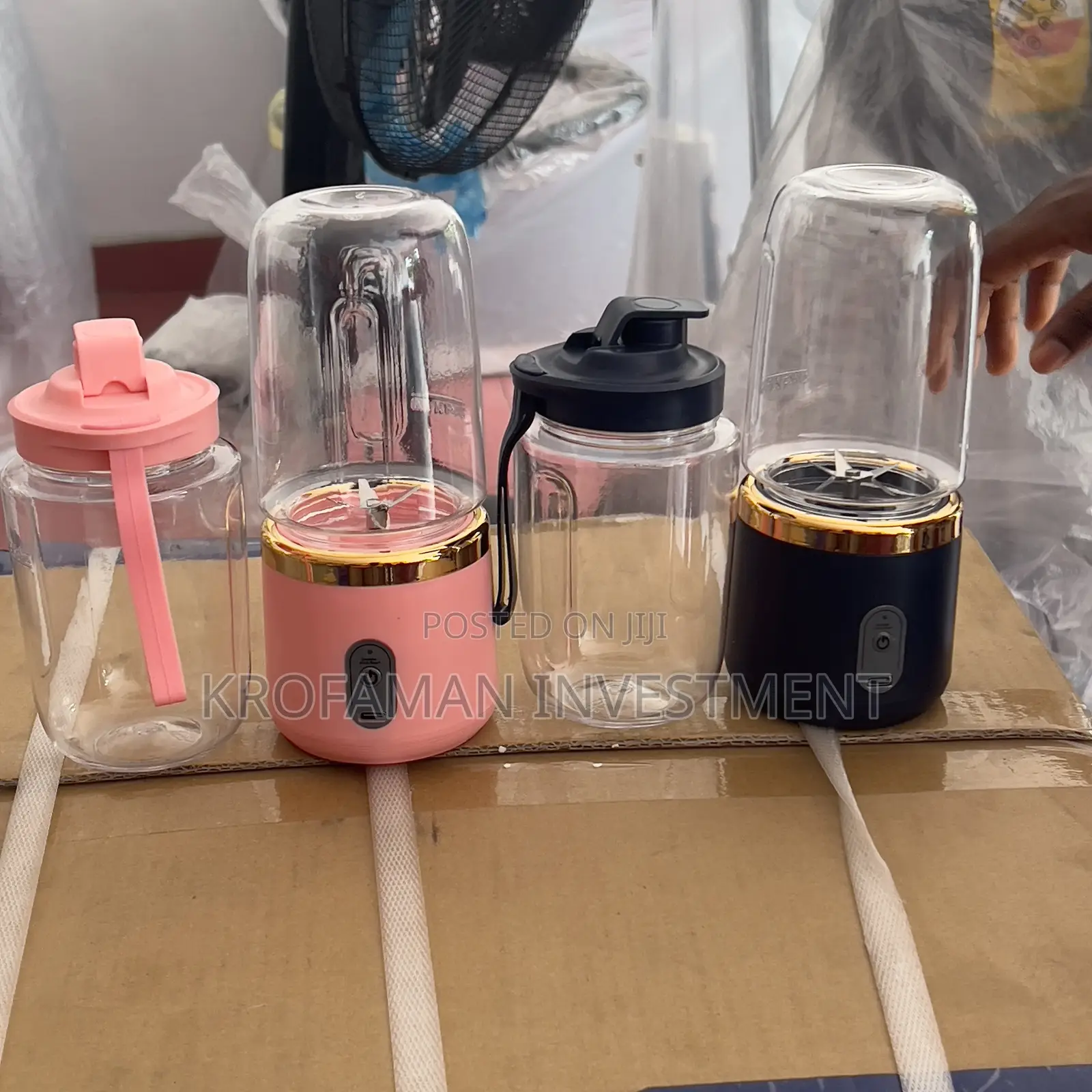 Portable Rechargeable Blender/Smoothie Maker 400mlx2