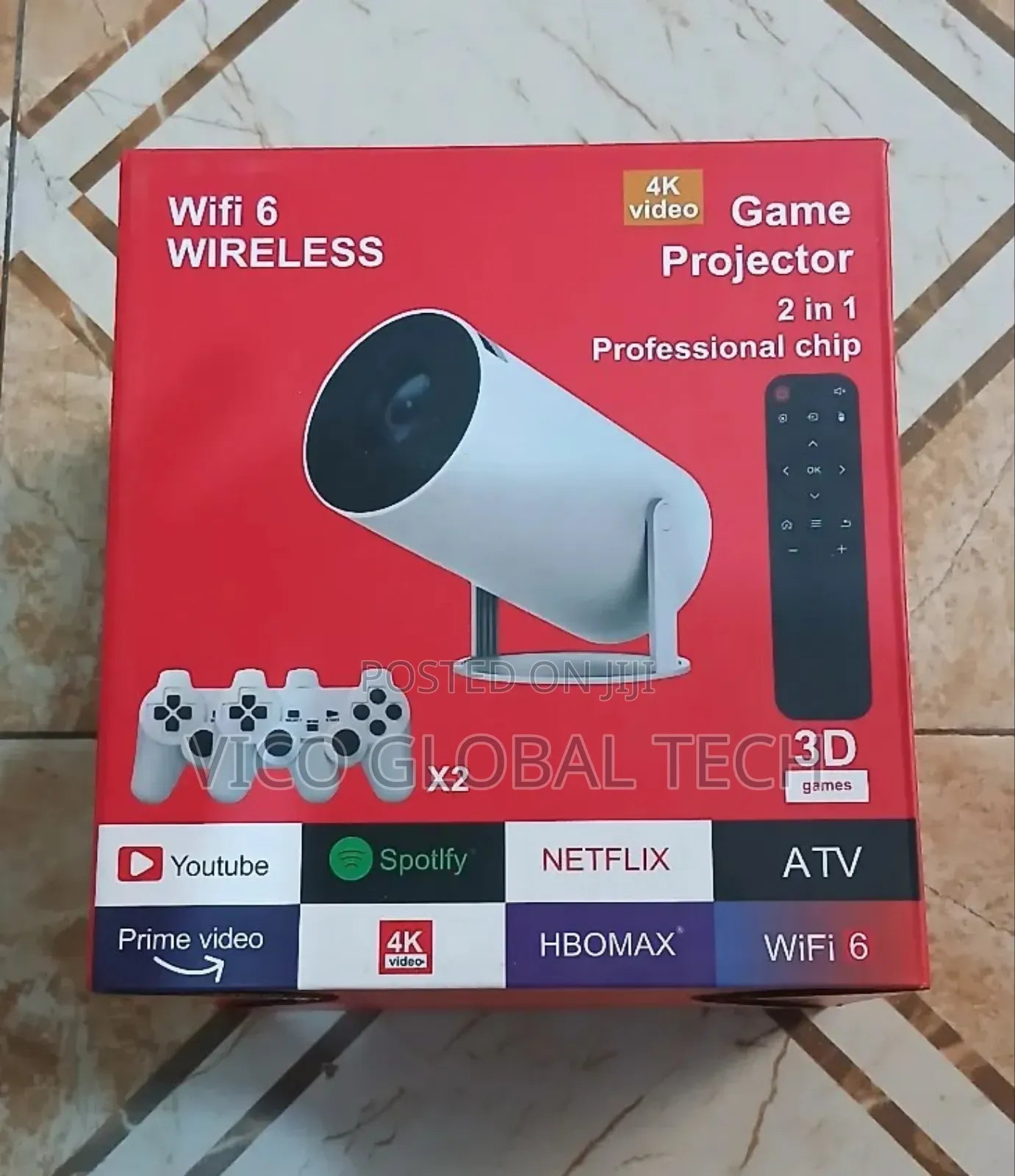 2-in-1 Smart Game Projector