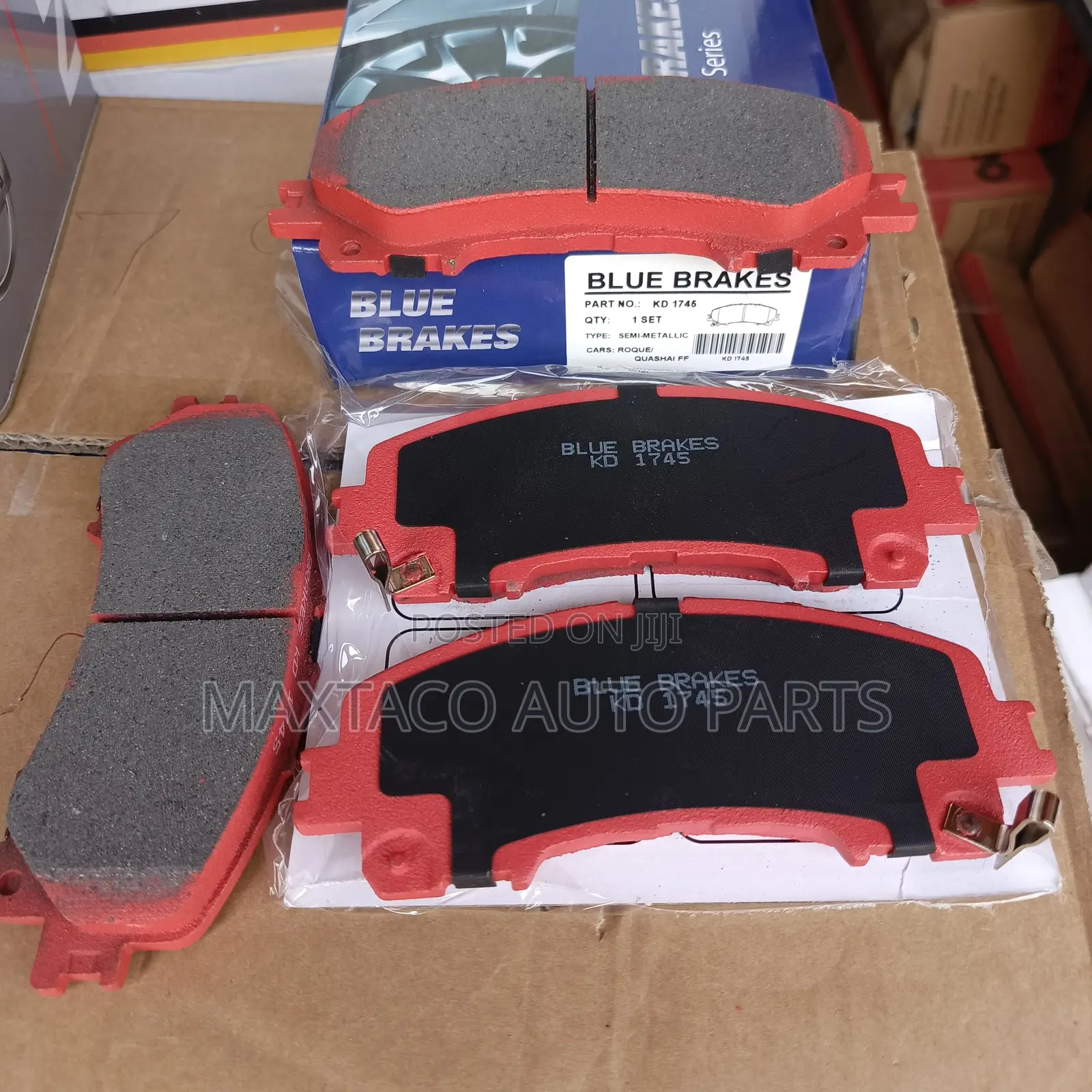 Blue Brakes Kd 1745 Brake Pad for Nissan Rogue 2014-2020