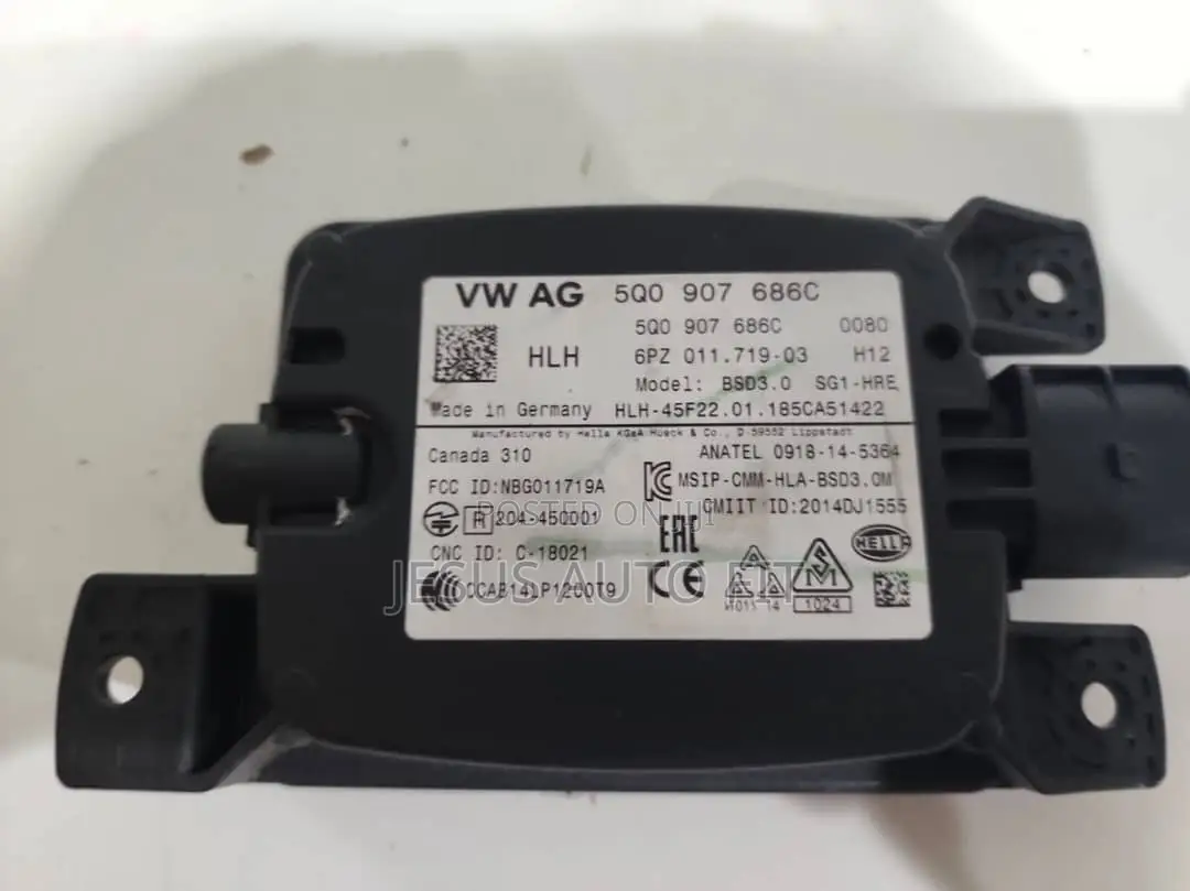 New Oem 2018-2021 Volkswagen Blind Spot Radar 5q0-907-686-Come