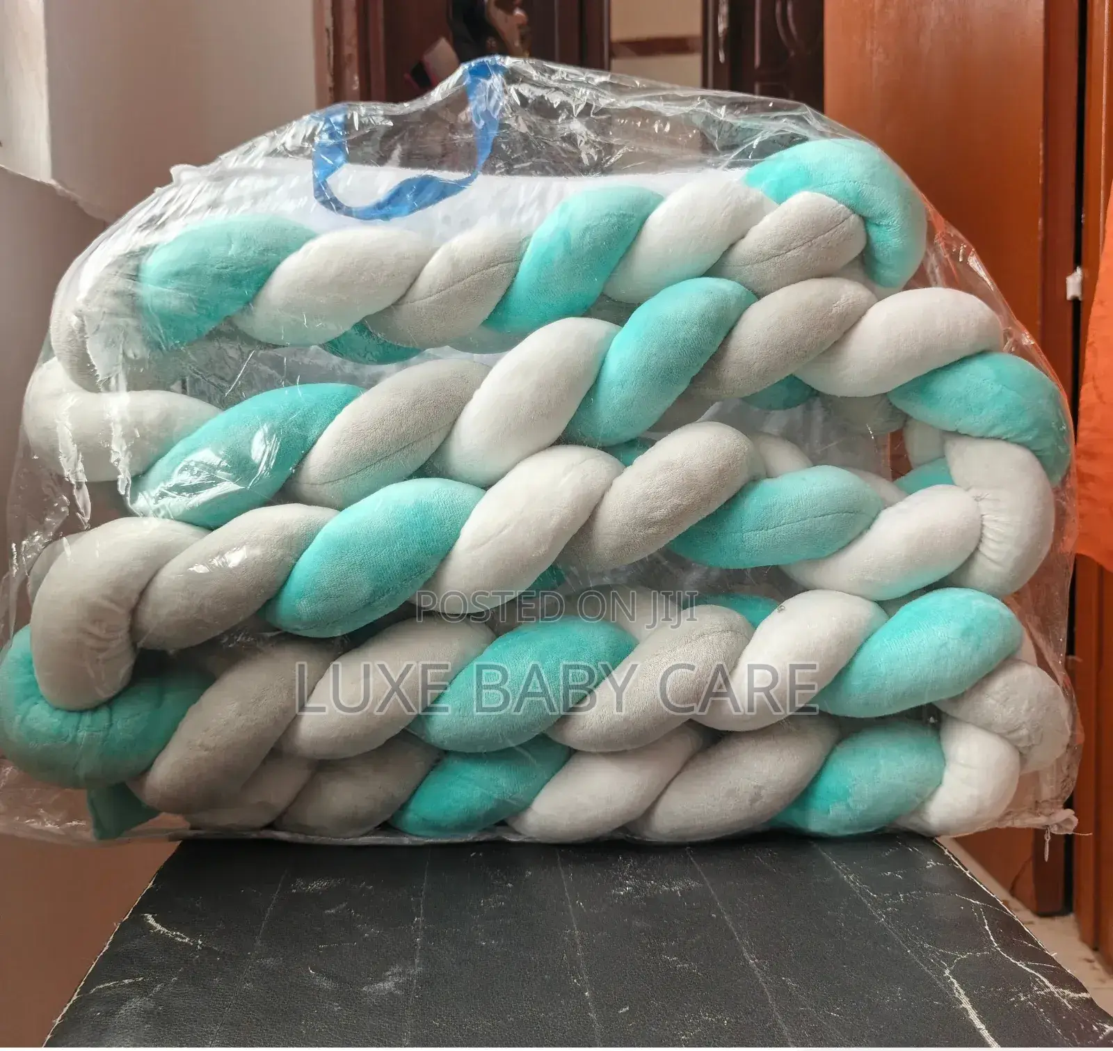 Braided Crib or Cot Bumper
