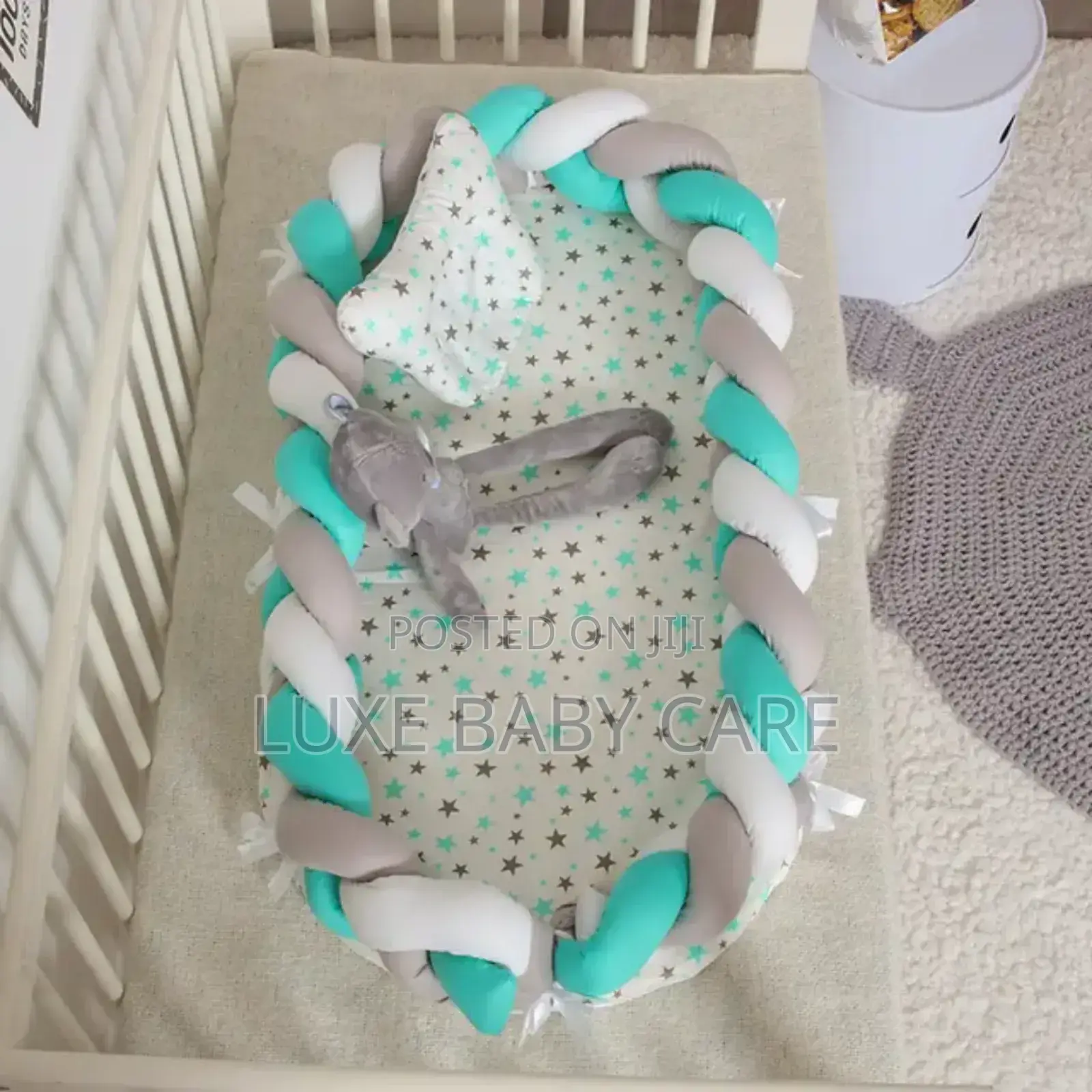 Braided Crib or Cot Bumper