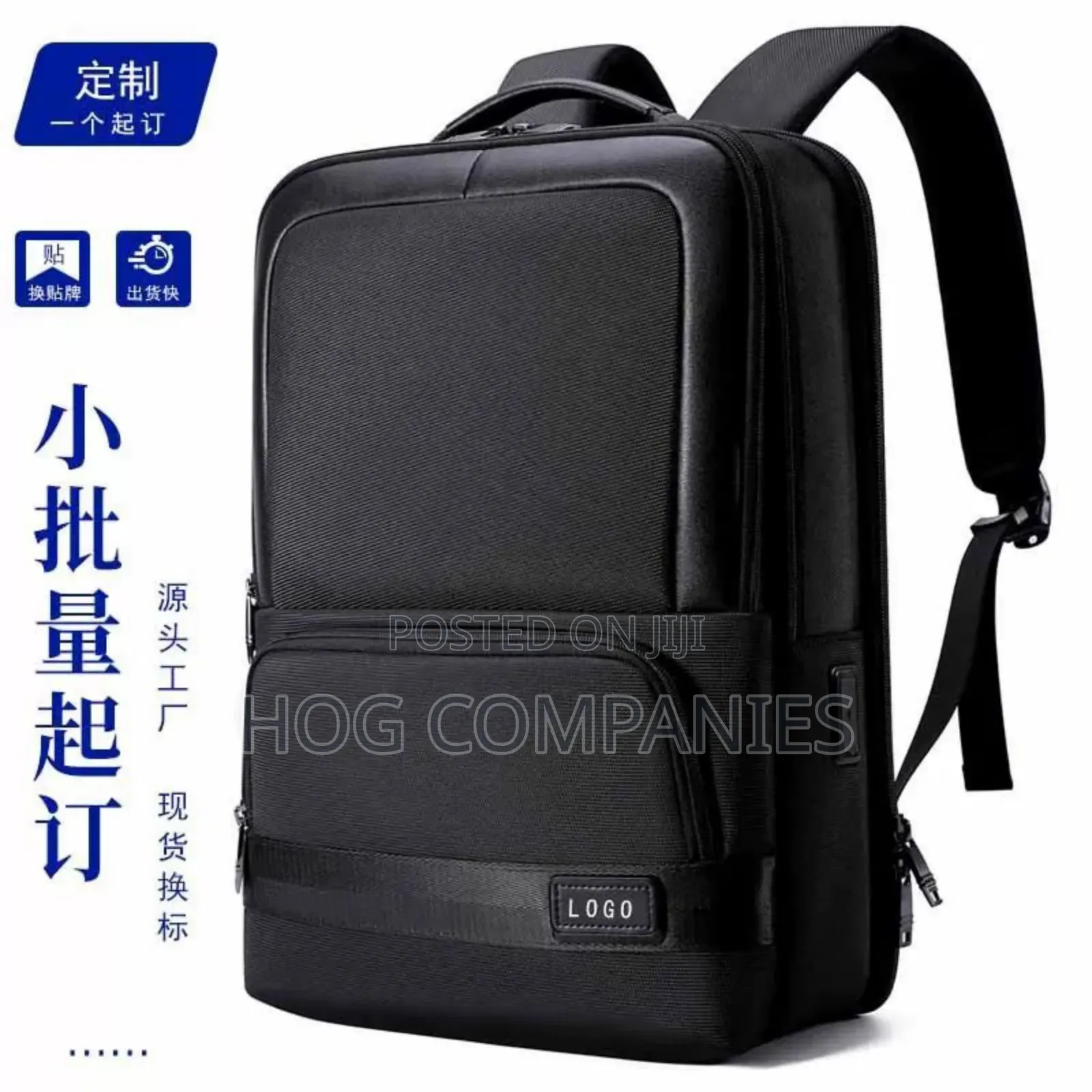 Quality Omaya Black Business Laptop Backpack
