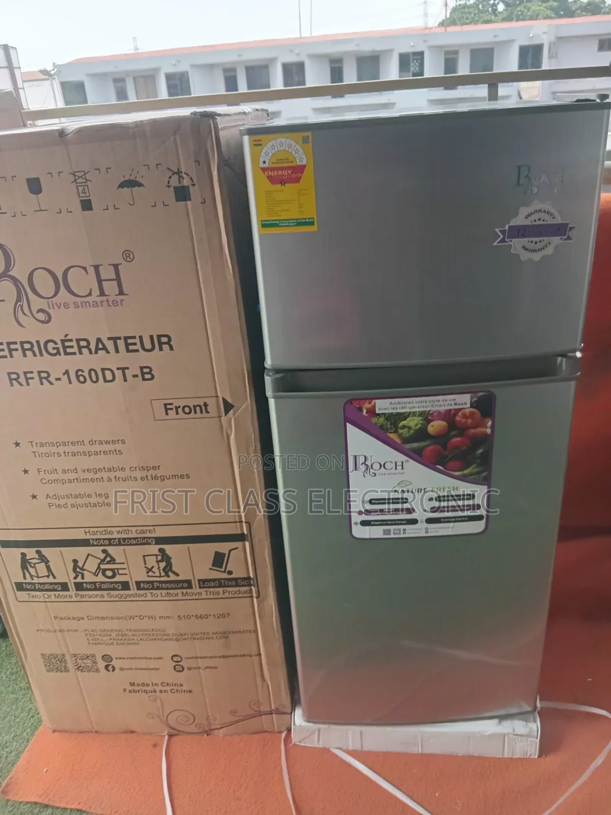 High Performance Home Refrigerator 160dt-B Roch Refrigerator