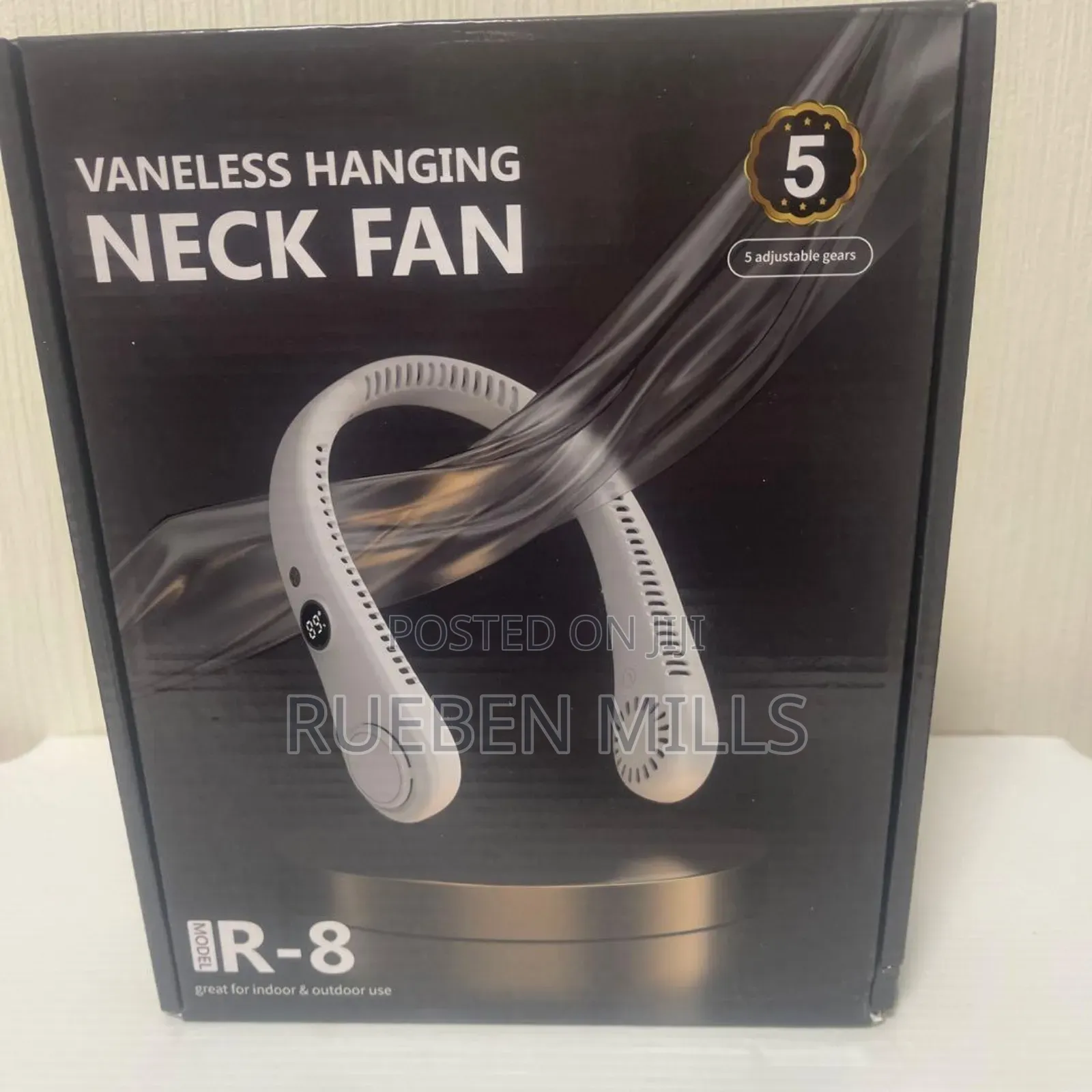 R-8 Portable Leafless Wireless Neck Fan