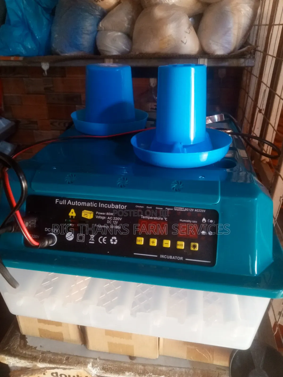 36 Capacity Incubator, Dual Power