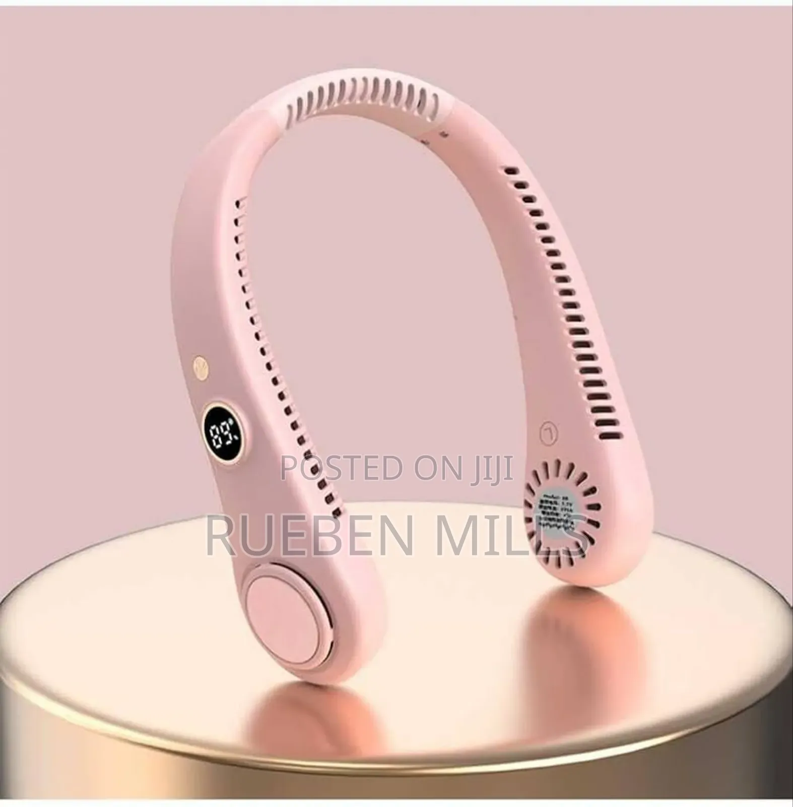 Intelligent Display Ultra-Quiet Battery Powered R-8 Neck Fan