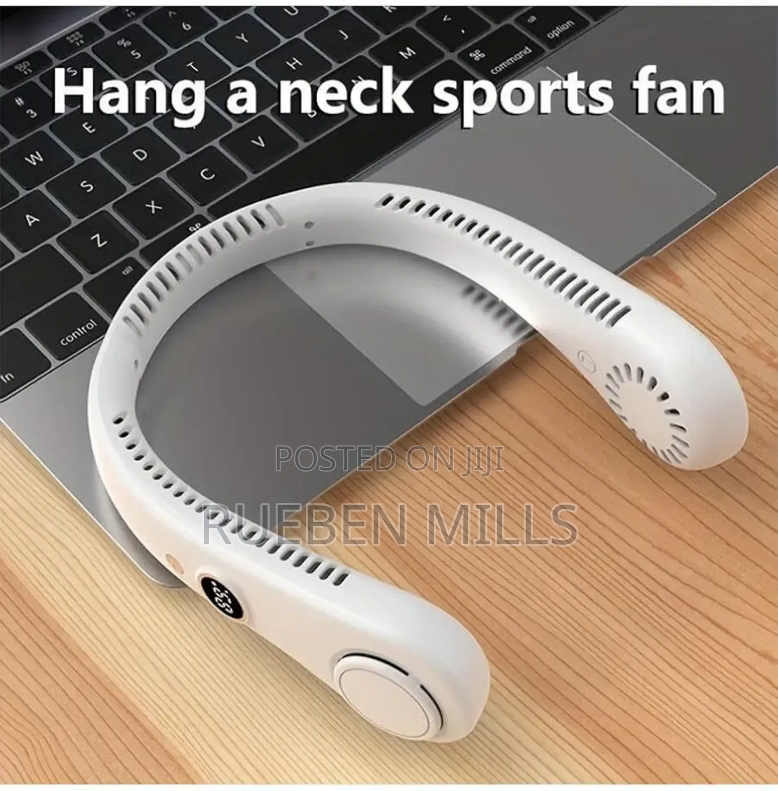 Latest Digital Meter Technology Portable Neck Fan