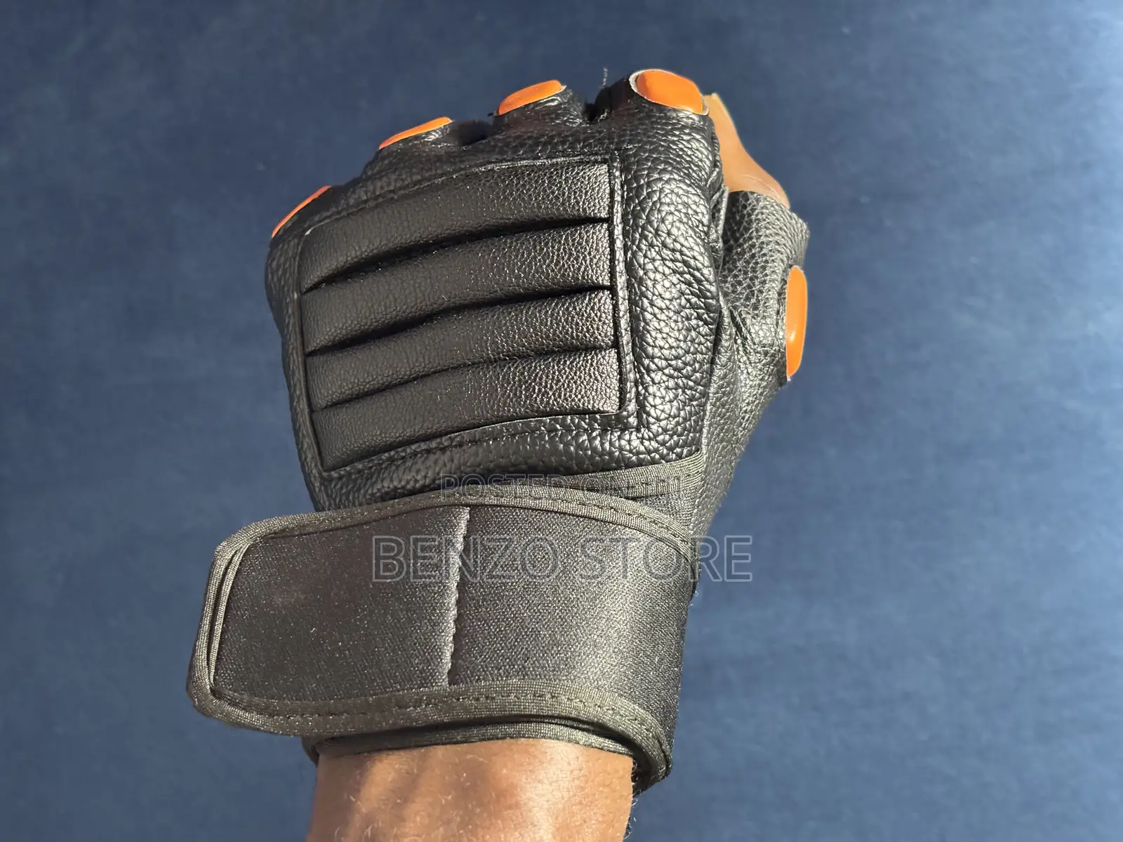 Strong Original Leather Gloves for Gym Bike Riders