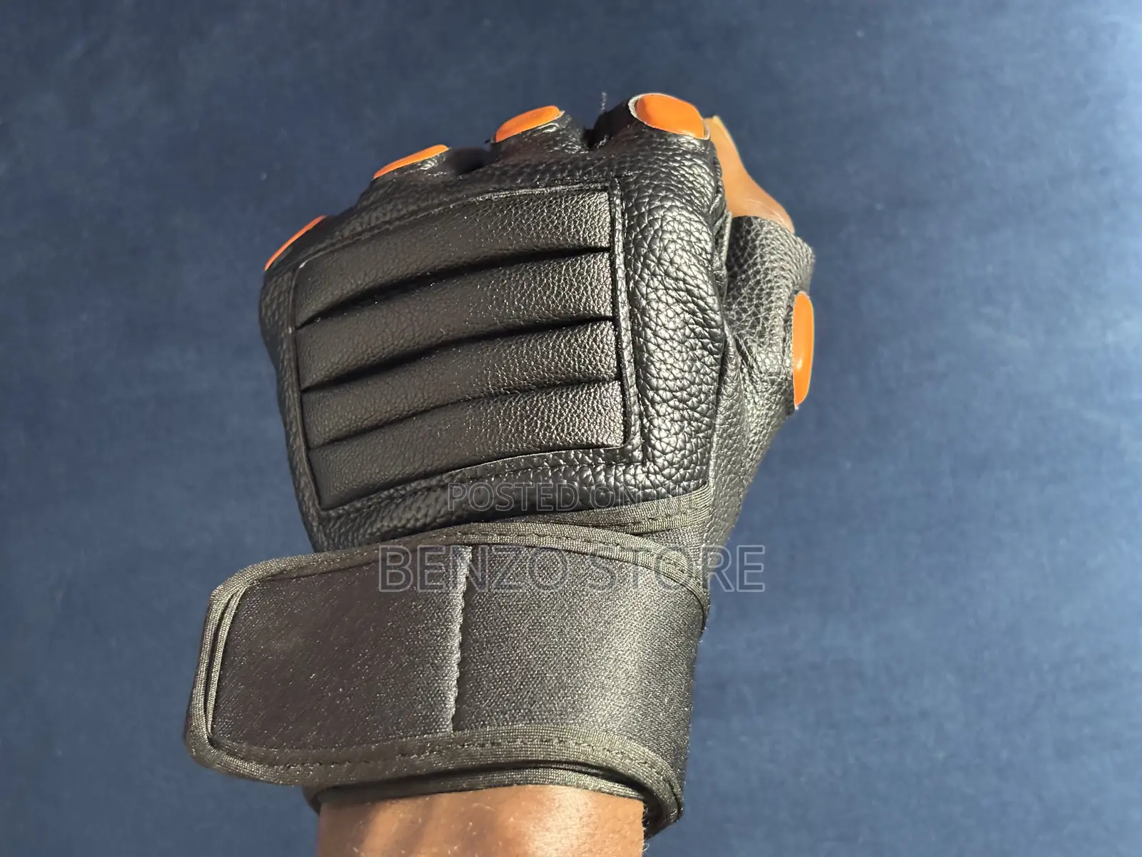 Strong Original Leather Gloves for Gym Bike Riders