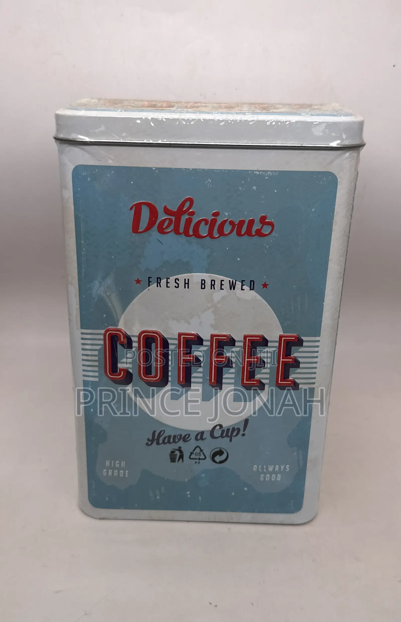 Retro Coffee Vintage Tin Storage