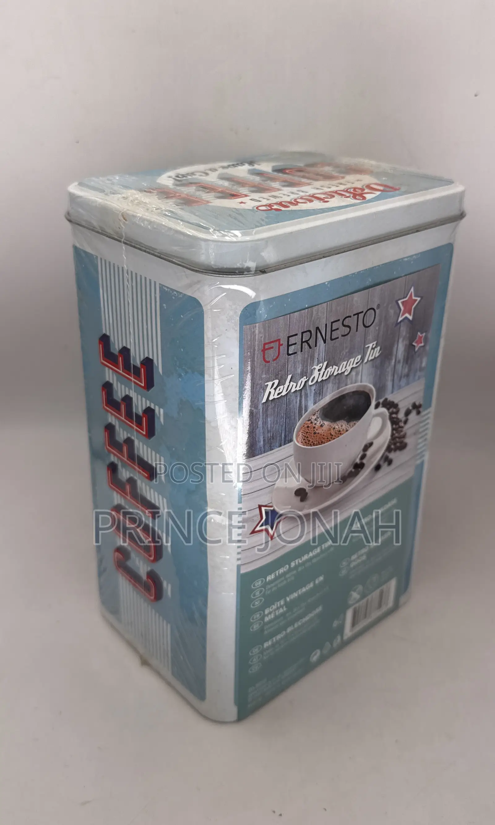 Retro Coffee Vintage Tin Storage