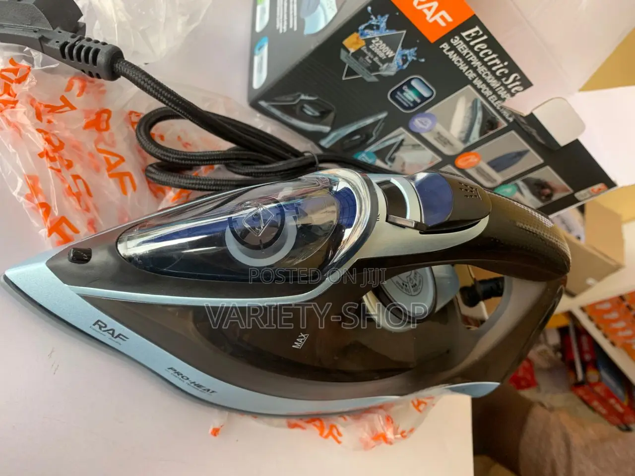 Brand New Raf Steam Iron