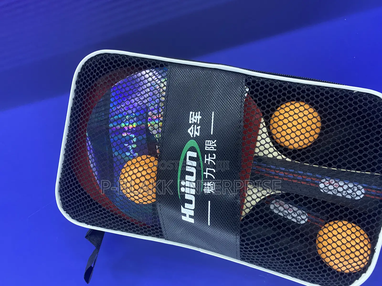 Table Tennis Table With Bat and Balls
