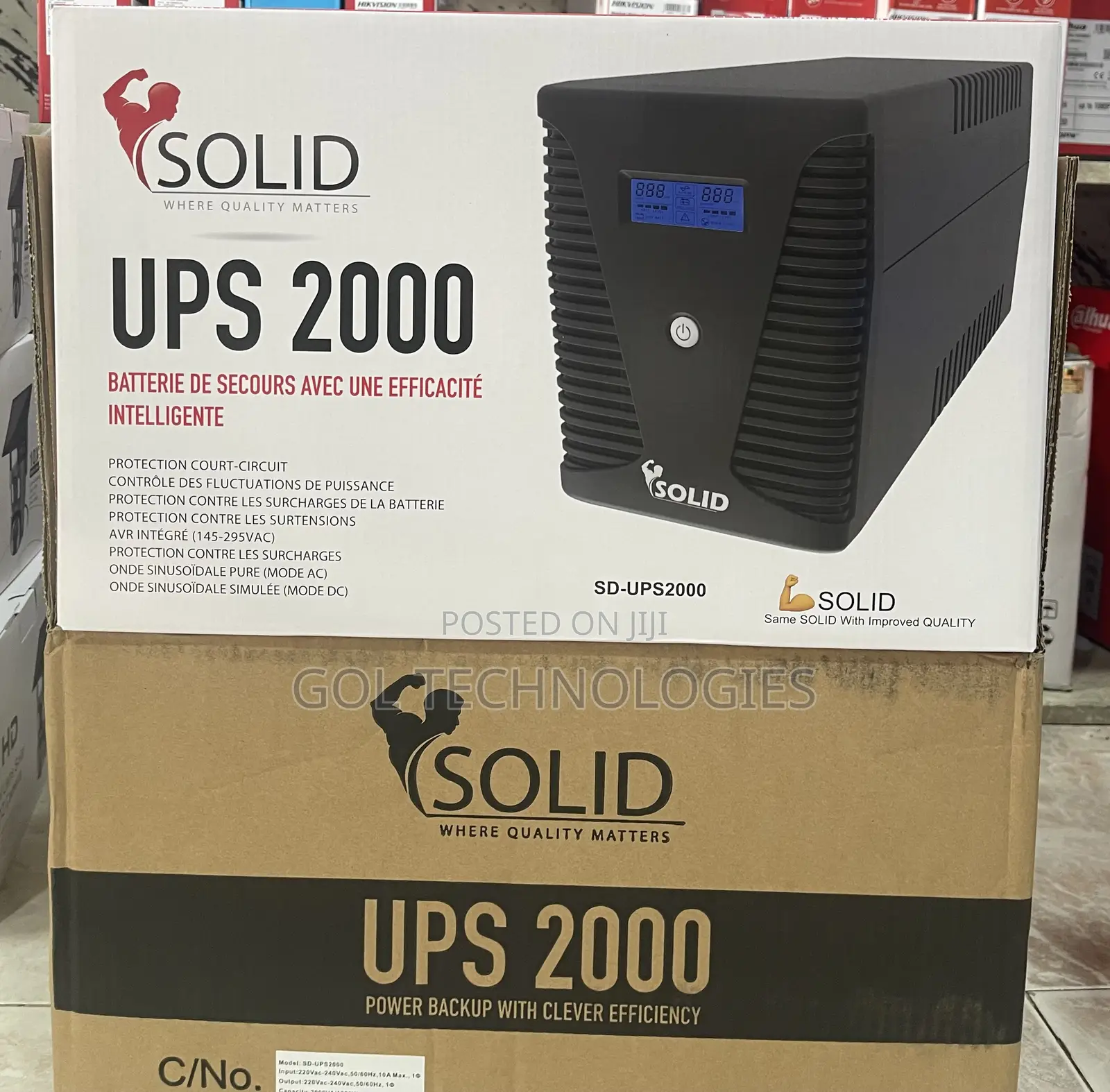 Solid Ups 2000va With Inbuilt Avr Power Supply Backup
