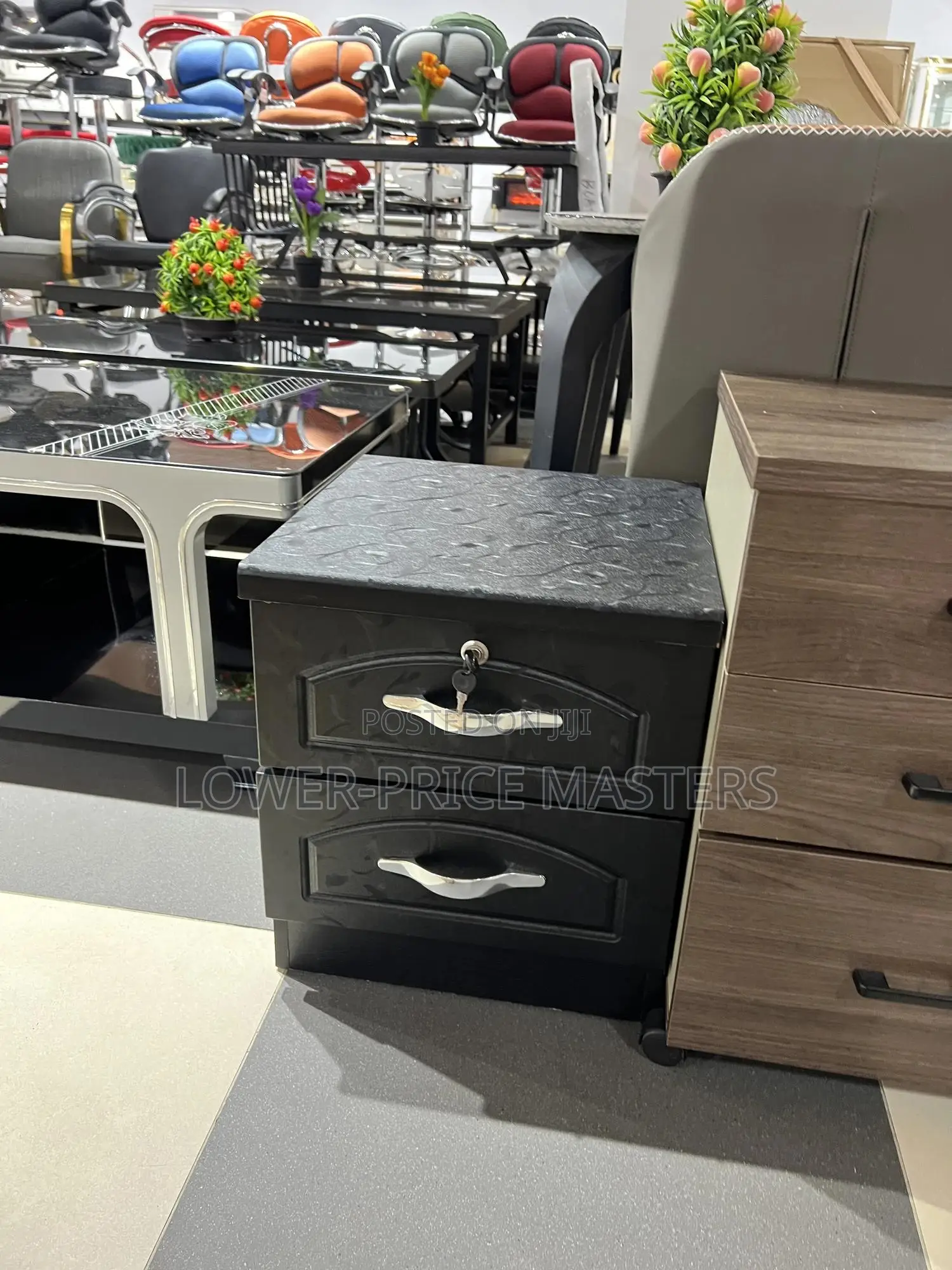 Black Side Table