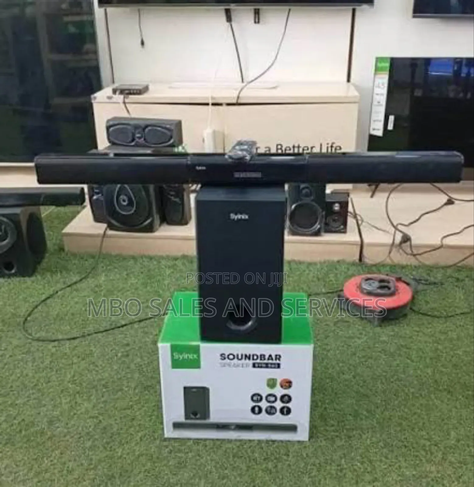 Synix Soundbar With Woofer Fm Included