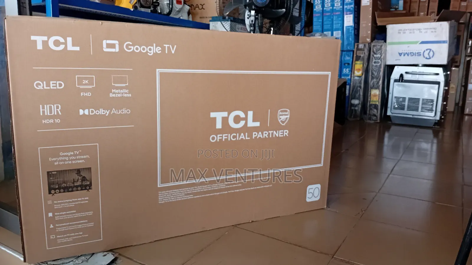 TCL 50” Smart Tv – Crystal Clear Picture 50" Tv