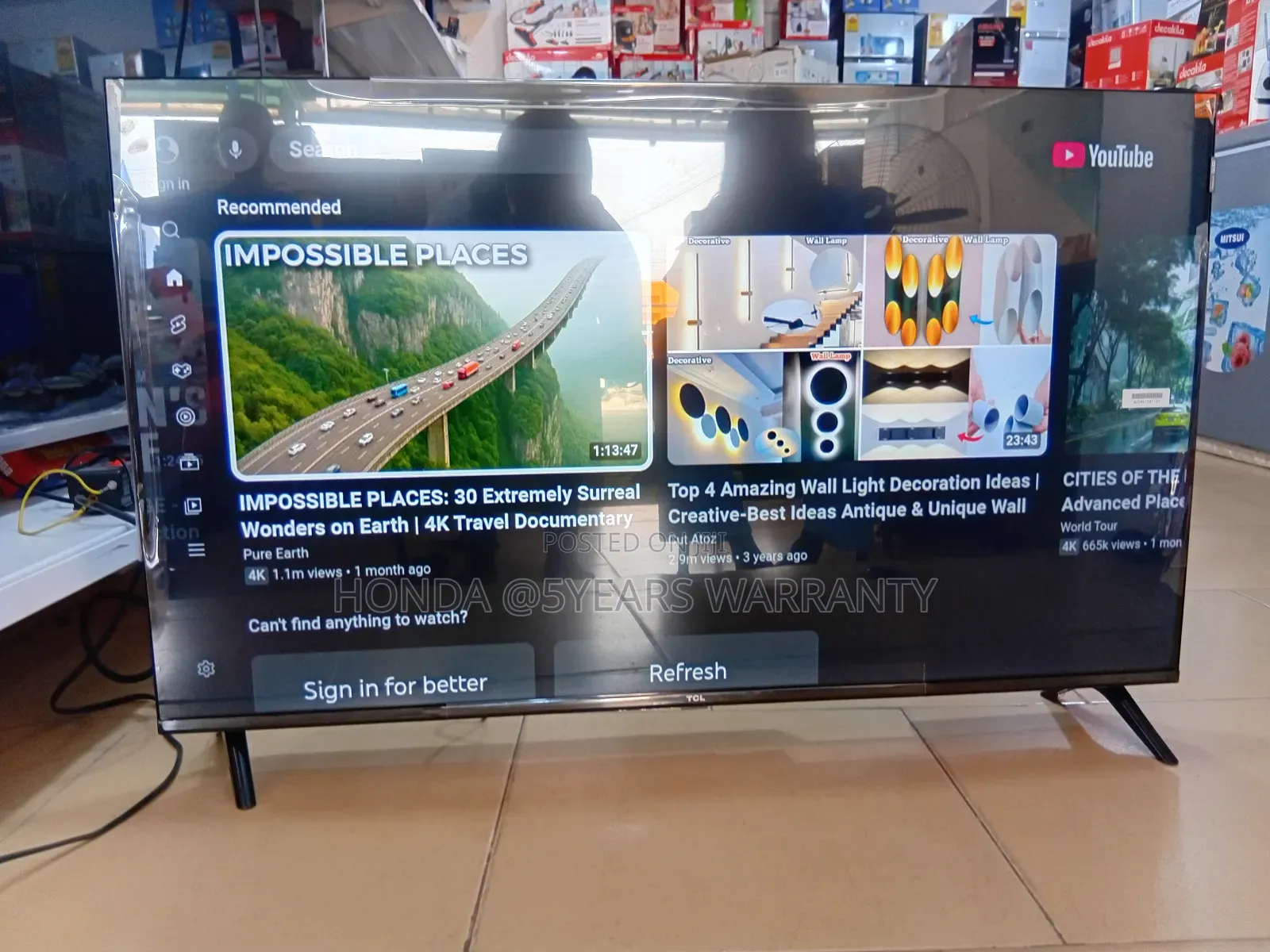Rapid Motion Clarity TCL 43 Inches Tv – 43 Inches Smart Tv