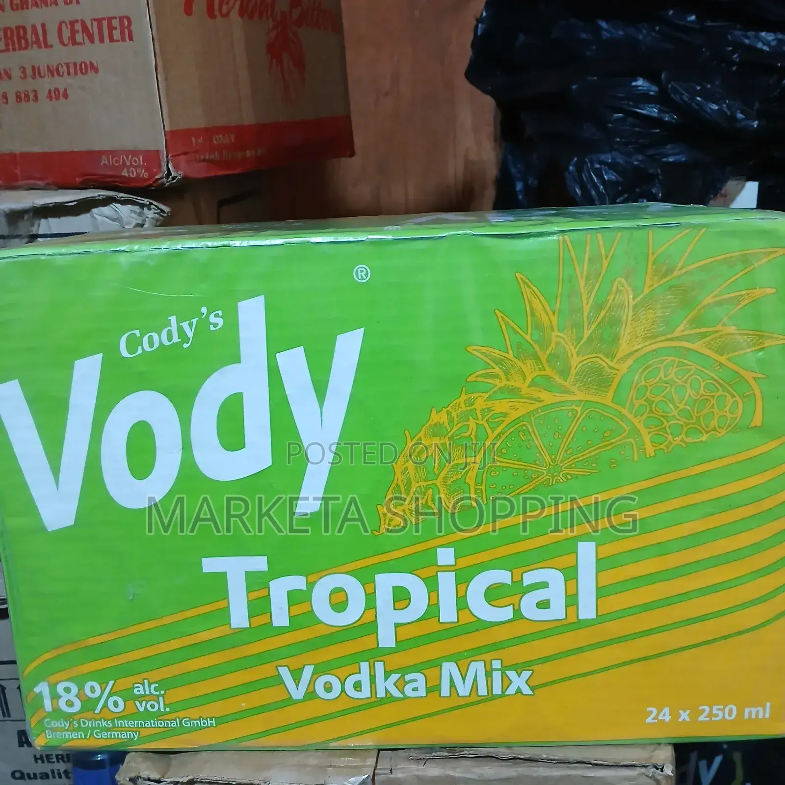 Vody Tropical 250mlx24