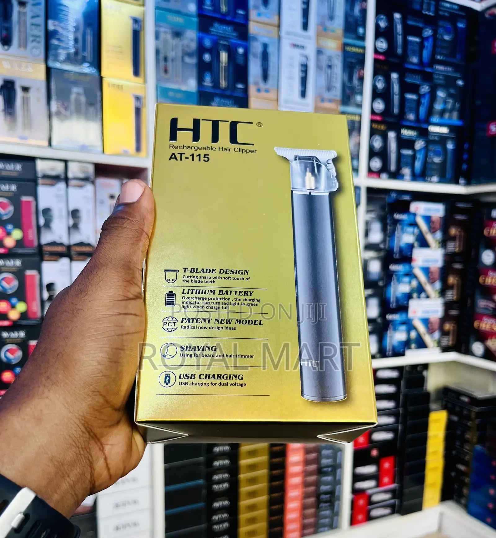 HTC at-115 Rechargeable Hair Clipper: Precision Trimming