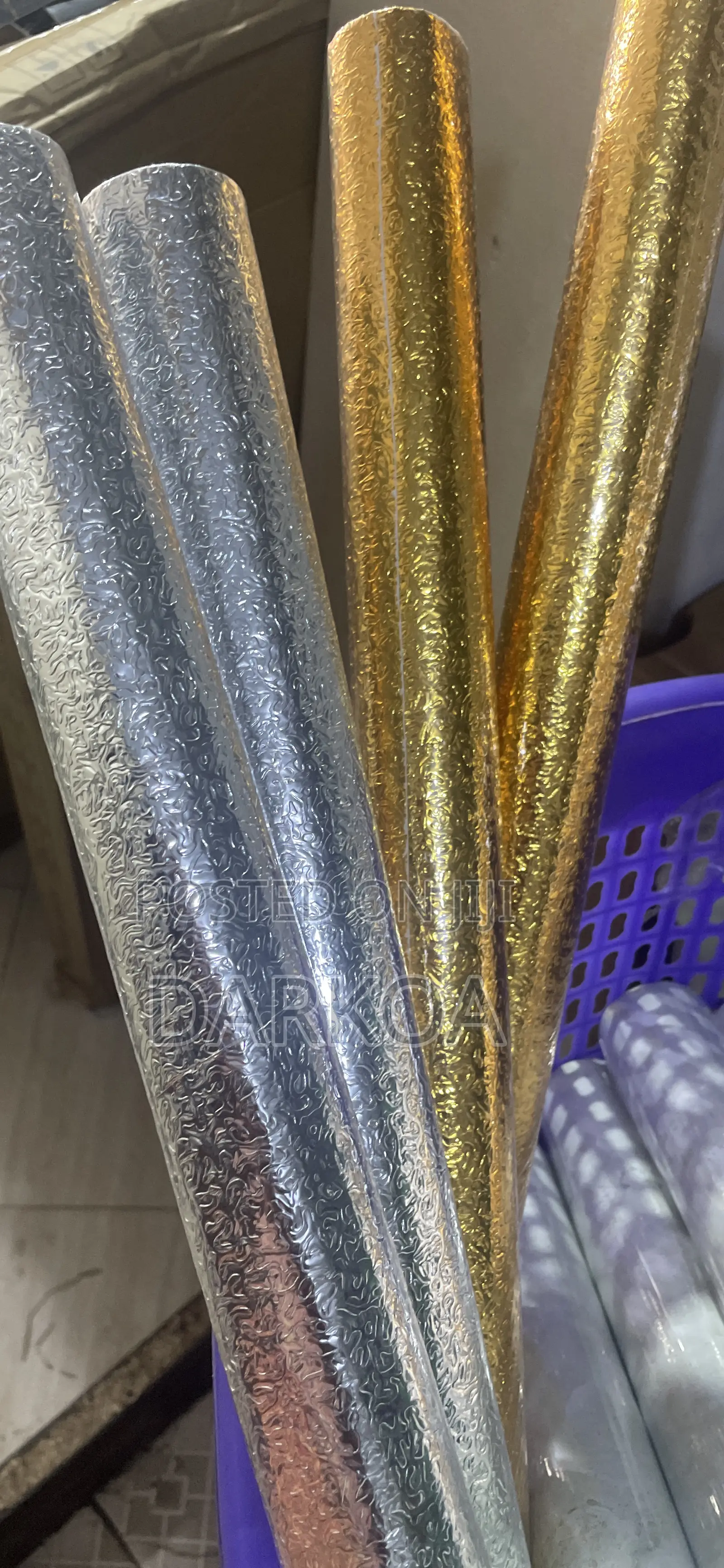 60cm X 5m Aluminum Foil Wallpaper
