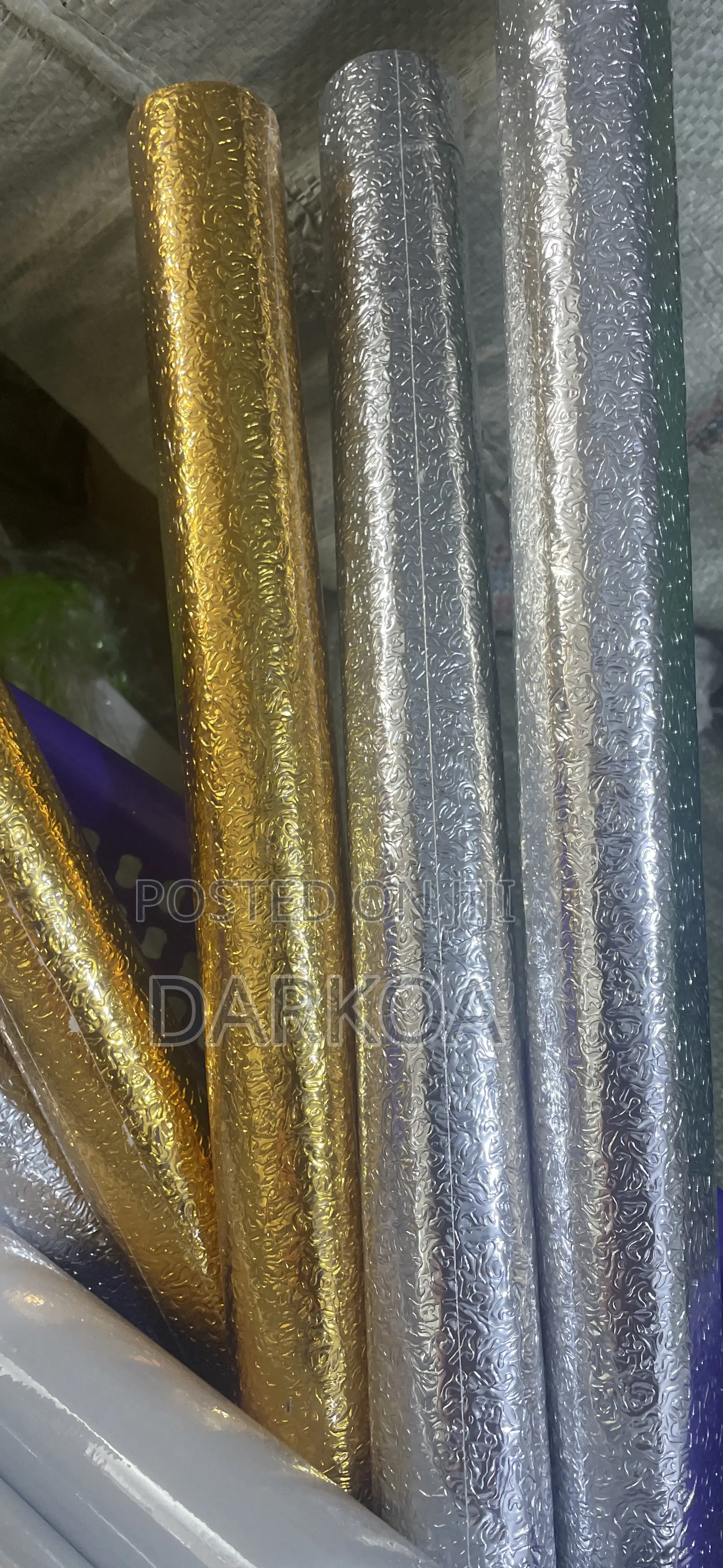 60cm X 5m Aluminum Foil Wallpaper