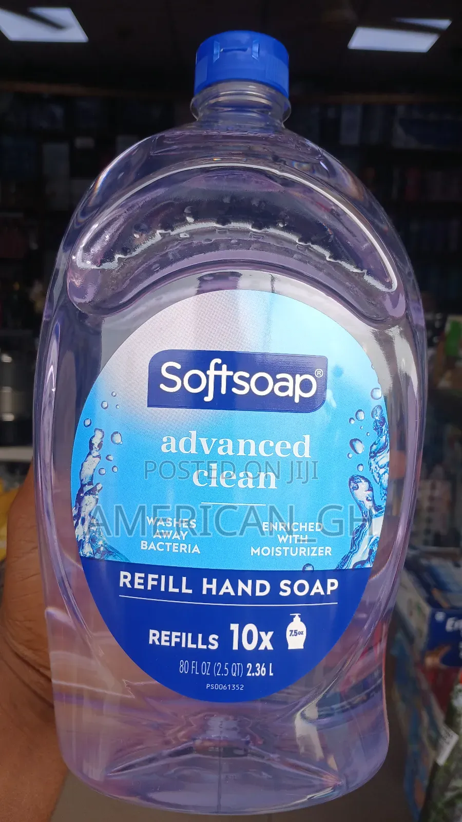 Softsoap Advanced Clean Refill Hand Soap, 2.36l