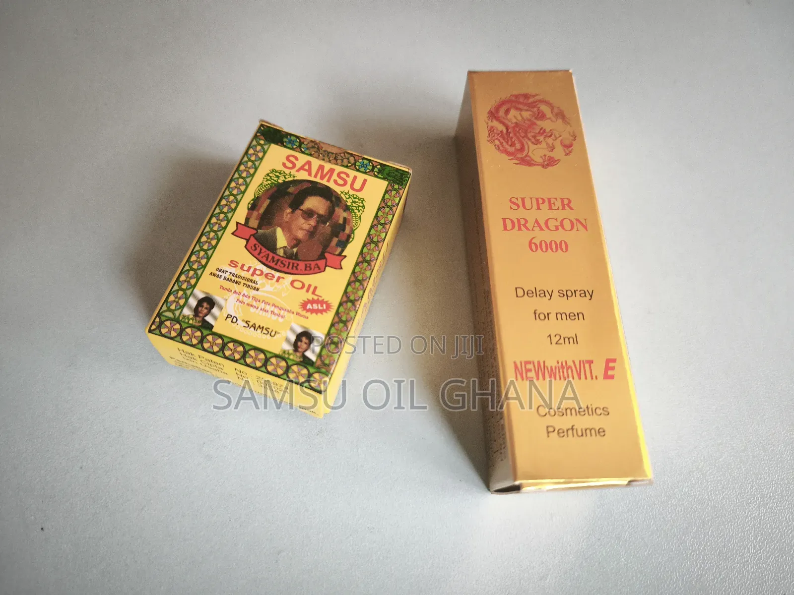 Super Dragon Spray and Samsu Oil for Delay Ejaculation.