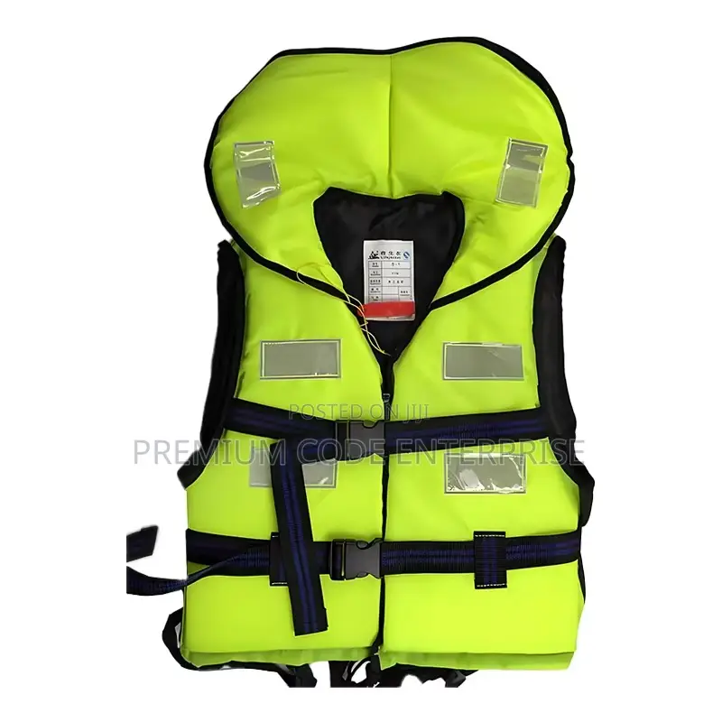 Reflective Life Jacket With Whistle – High-visibility Safety Life Vest