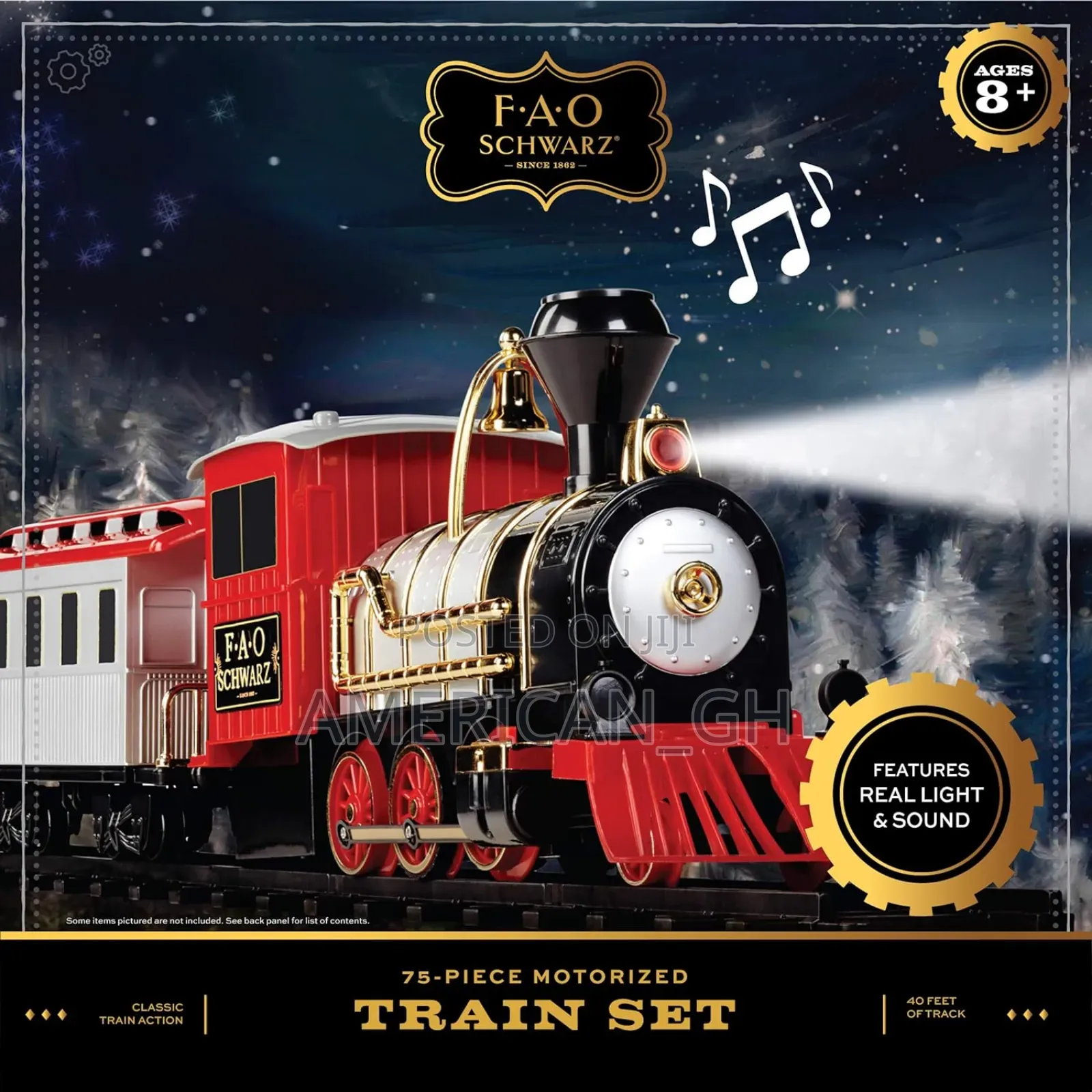 75 Pieces Motorized Train Set