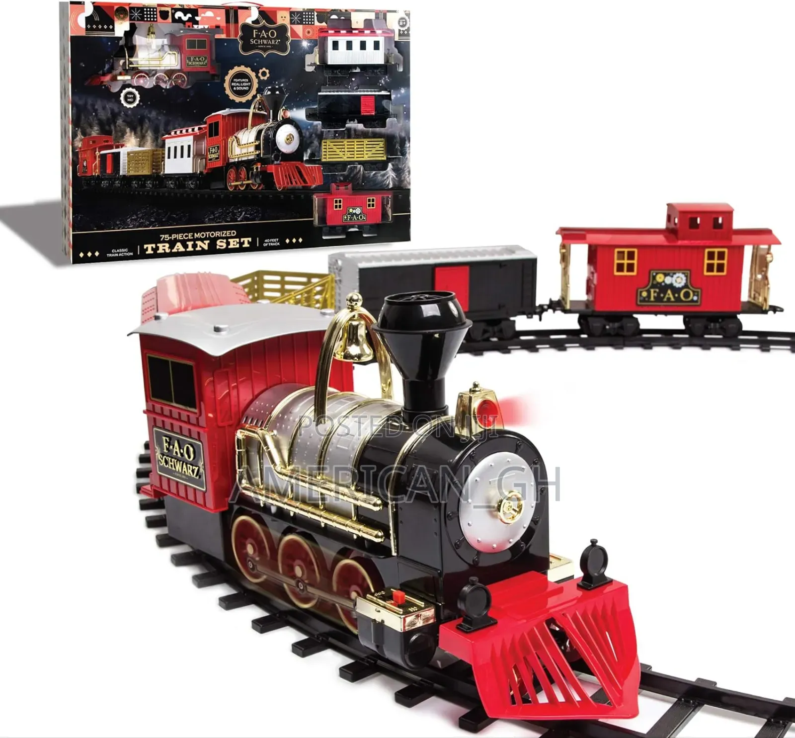 75 Pieces Motorized Train Set