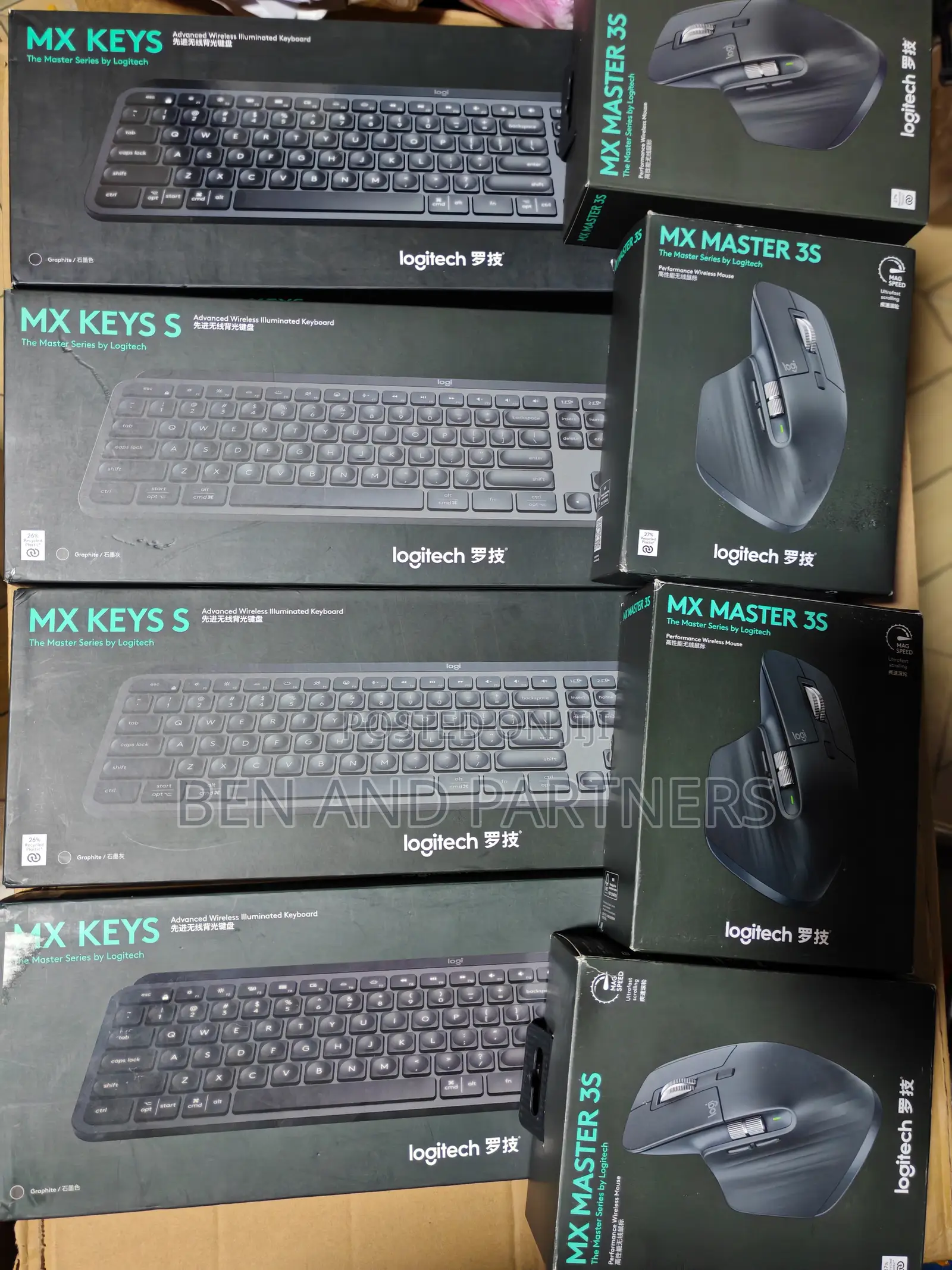 Logitech Mx Keys & Mx Master 3s Combo