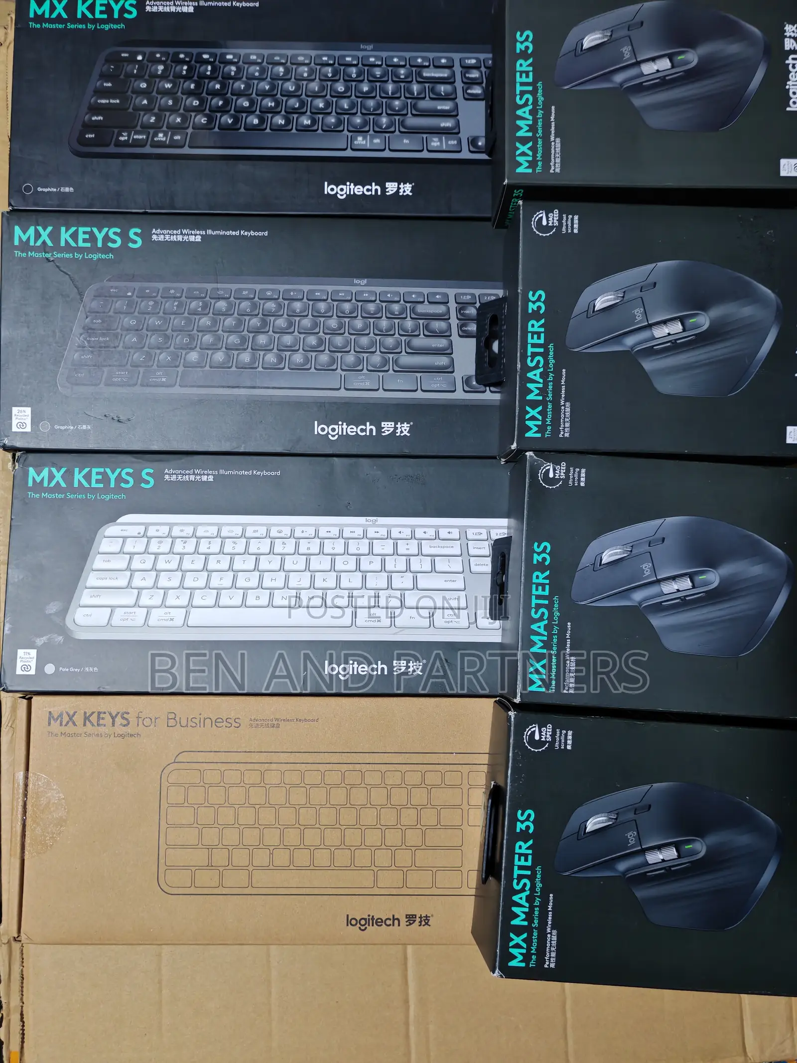 Logitech Mx Keys & Mx Master 3s Combo