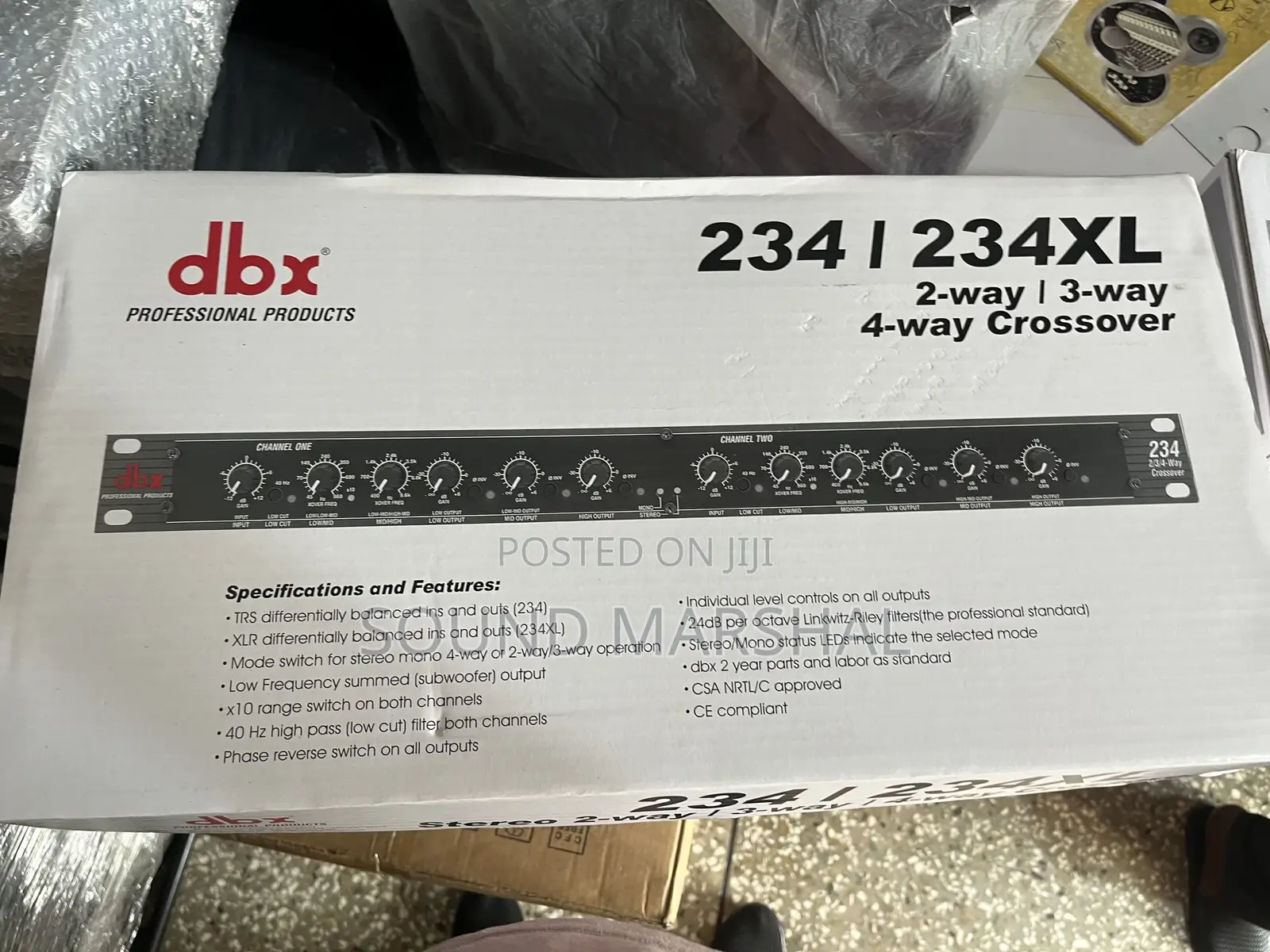 DBX Crossover 2 Way|3way|4way