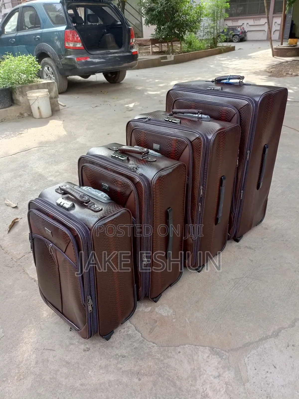 4 in 1 Leather Traveling Bag