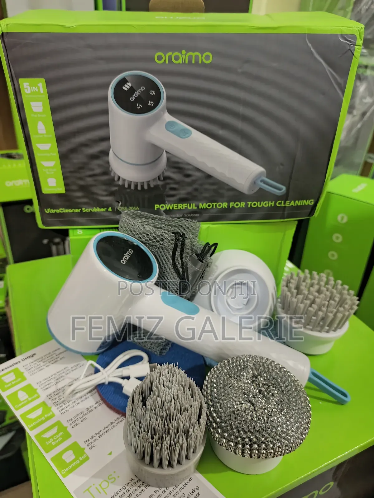 Oraimo Ultra Cleaner Scrubber Cordless Electric Spin Brush