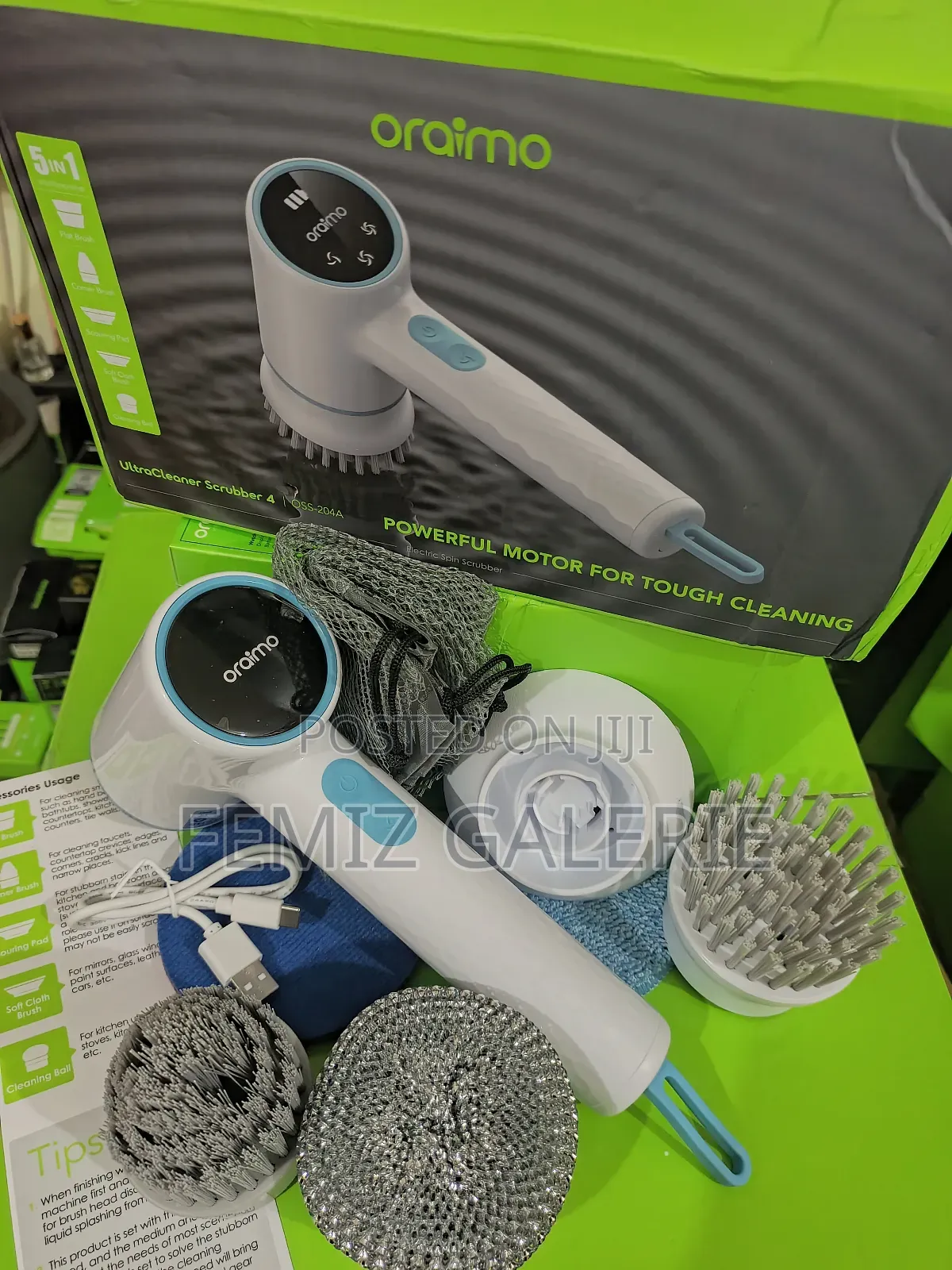Oraimo Ultra Cleaner Scrubber Cordless Electric Spin Brush