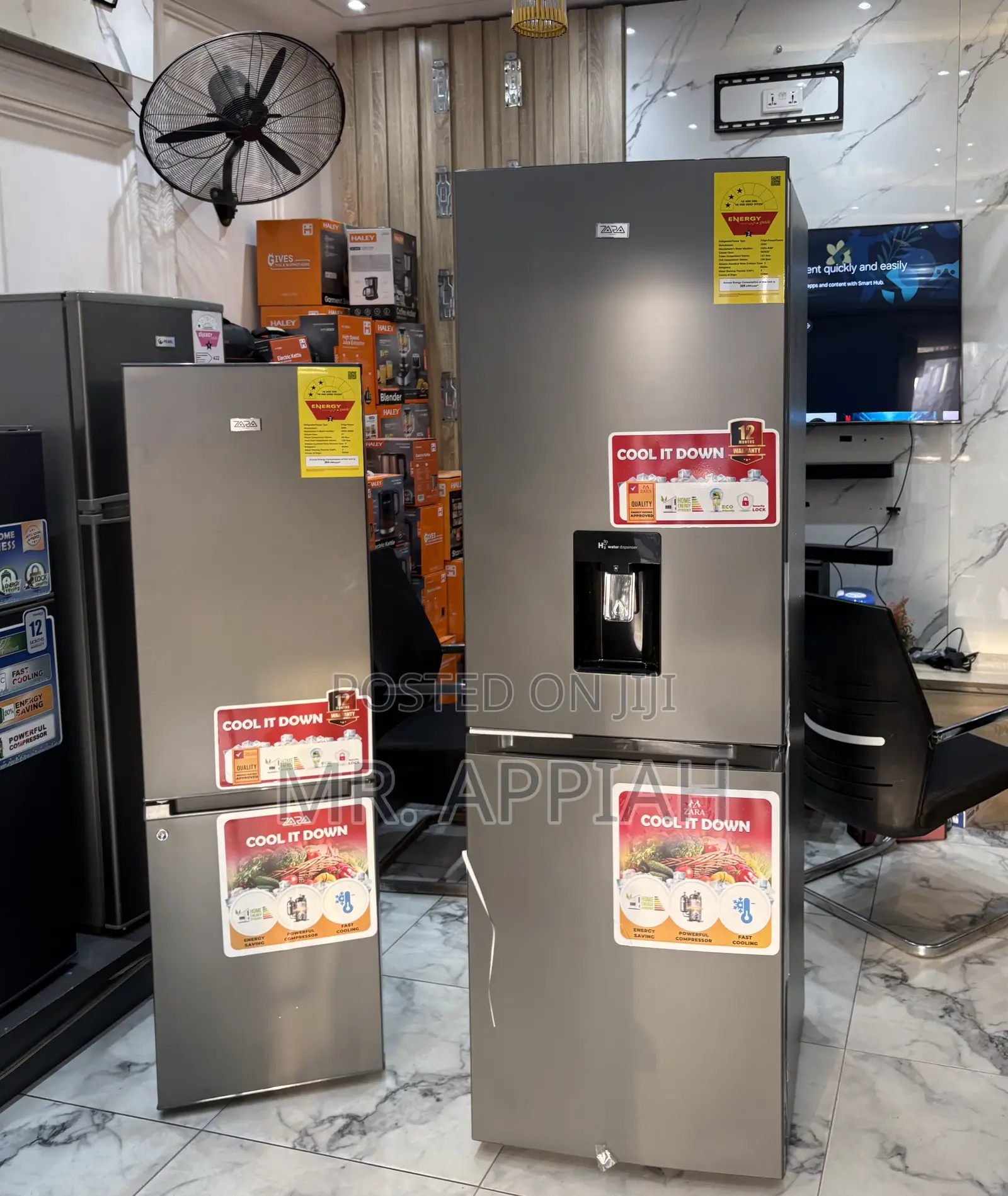 Newly in Stock Zara-40bfwd Bottom Mount Freezer Electric Fridge.