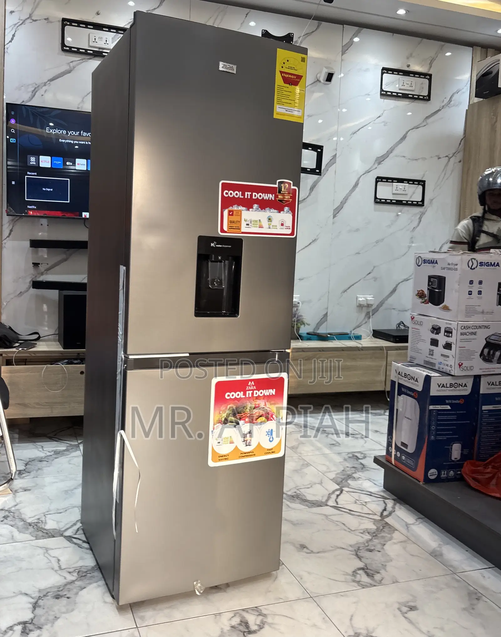 Original Zara-40bfwd Double Door Electric Refrigerator.