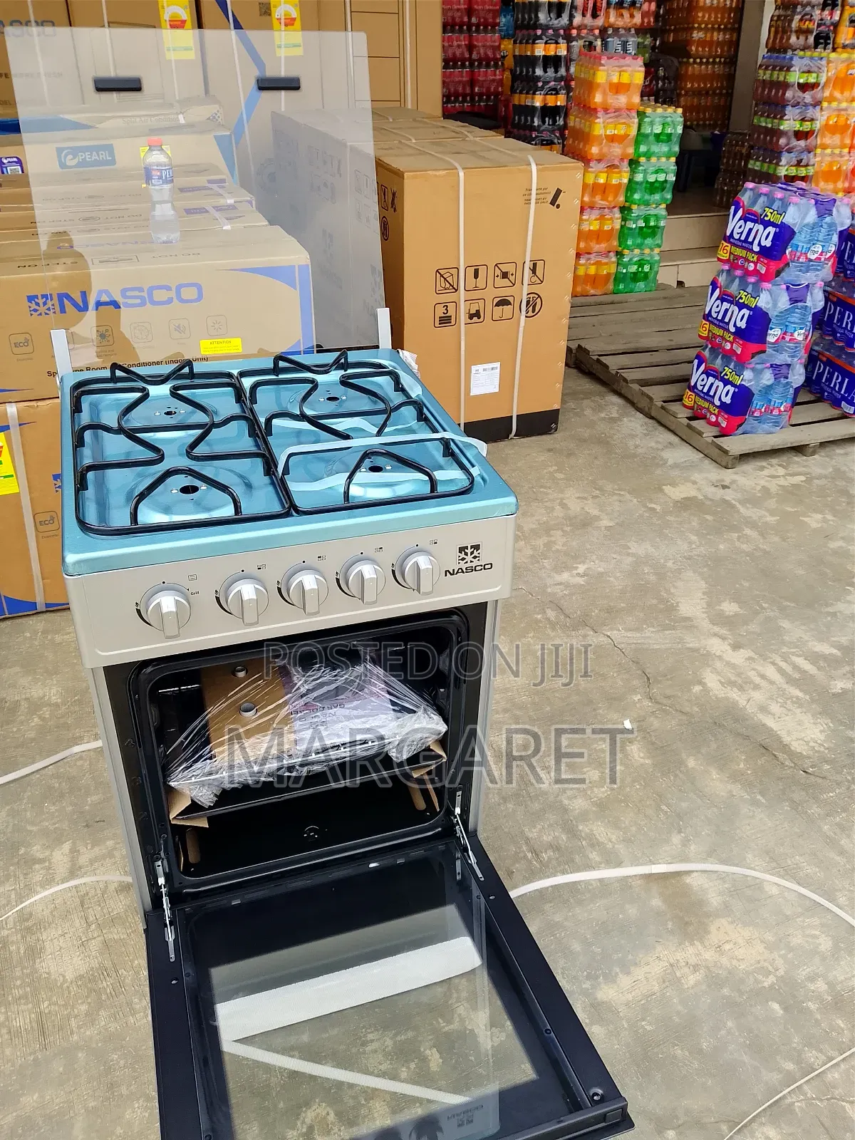 Mm Nasco 50 by 50 Burners 4 Oven and Grill