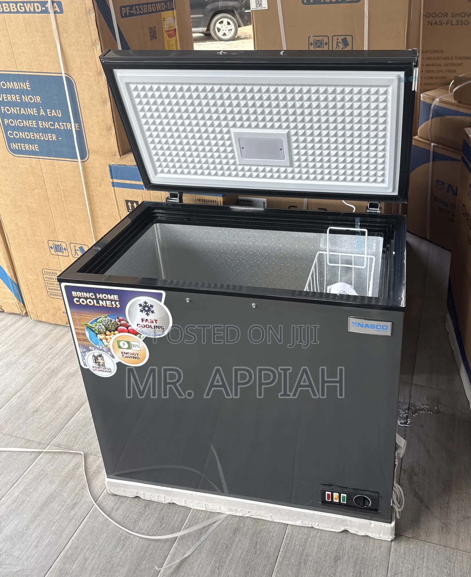 Unique Nasco Nas200fl Single Door Freezer(Gray)150liters
