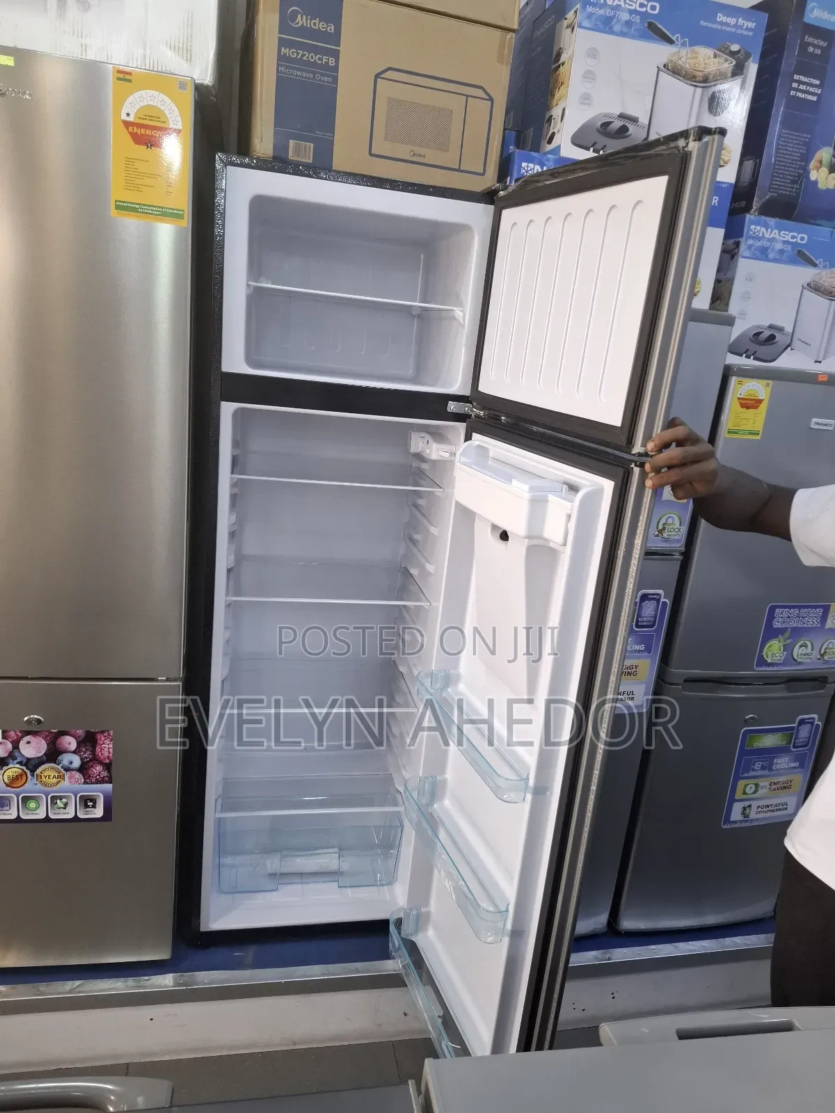 Nasco Top Freezer 280litres Double Door Fridge for Sale at Cool Price