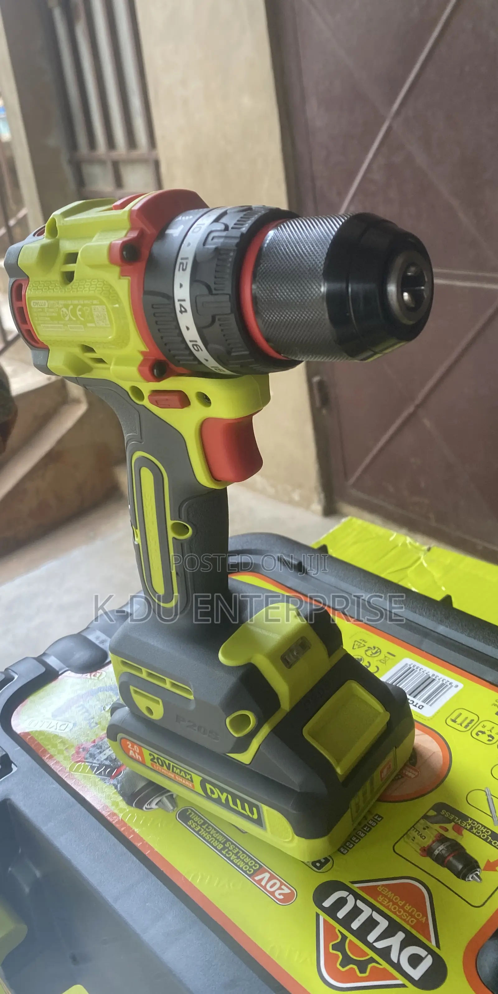 Dyllu Compact Brushless Impact Drill 20v