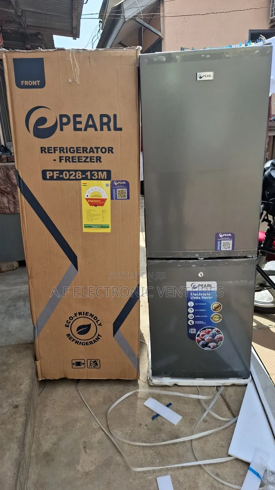 Pearl 157-litres Double Door Bottom Freezer Fridge. Pf-028