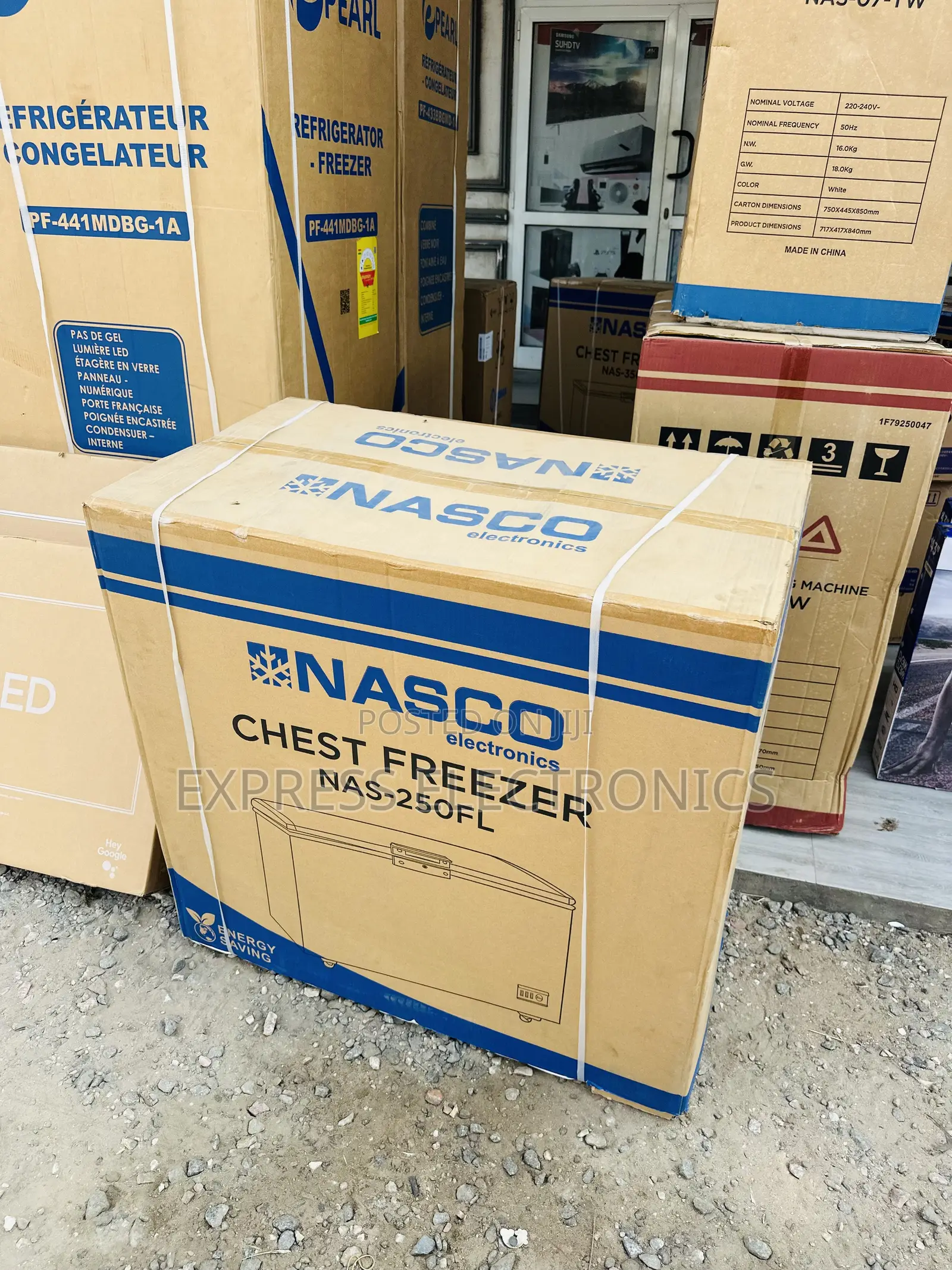 Nas-250fl Single Door Chest Freezer Nasco 200l