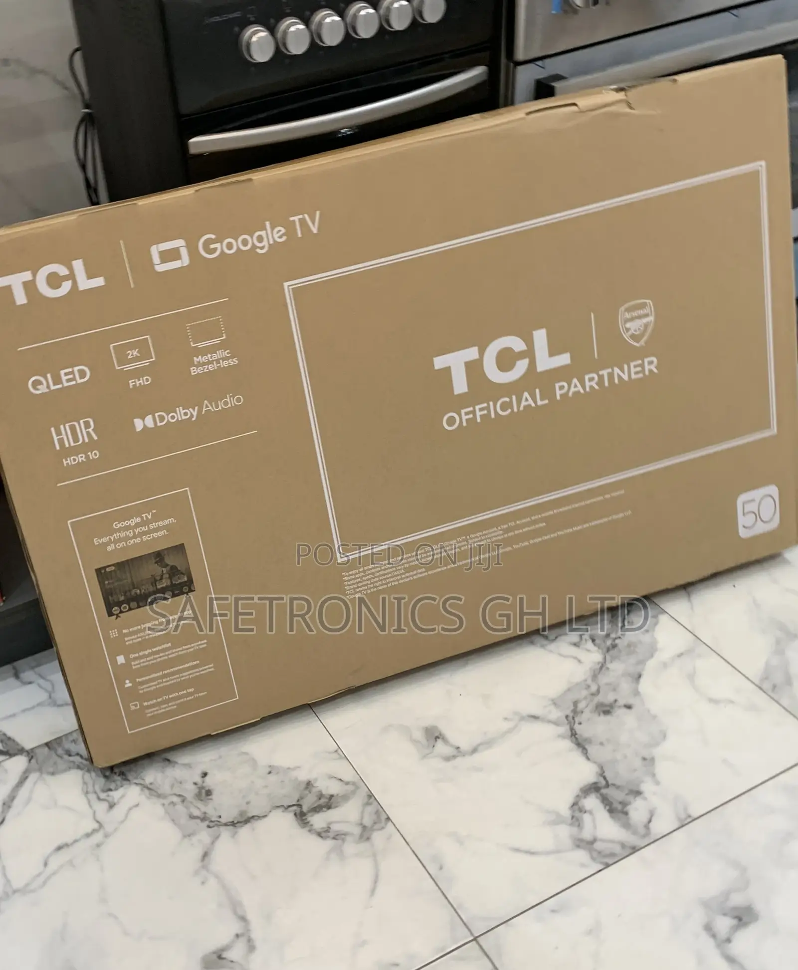 High Elegant 50 Inch Smart Uhd TCL Android Frameless Tv