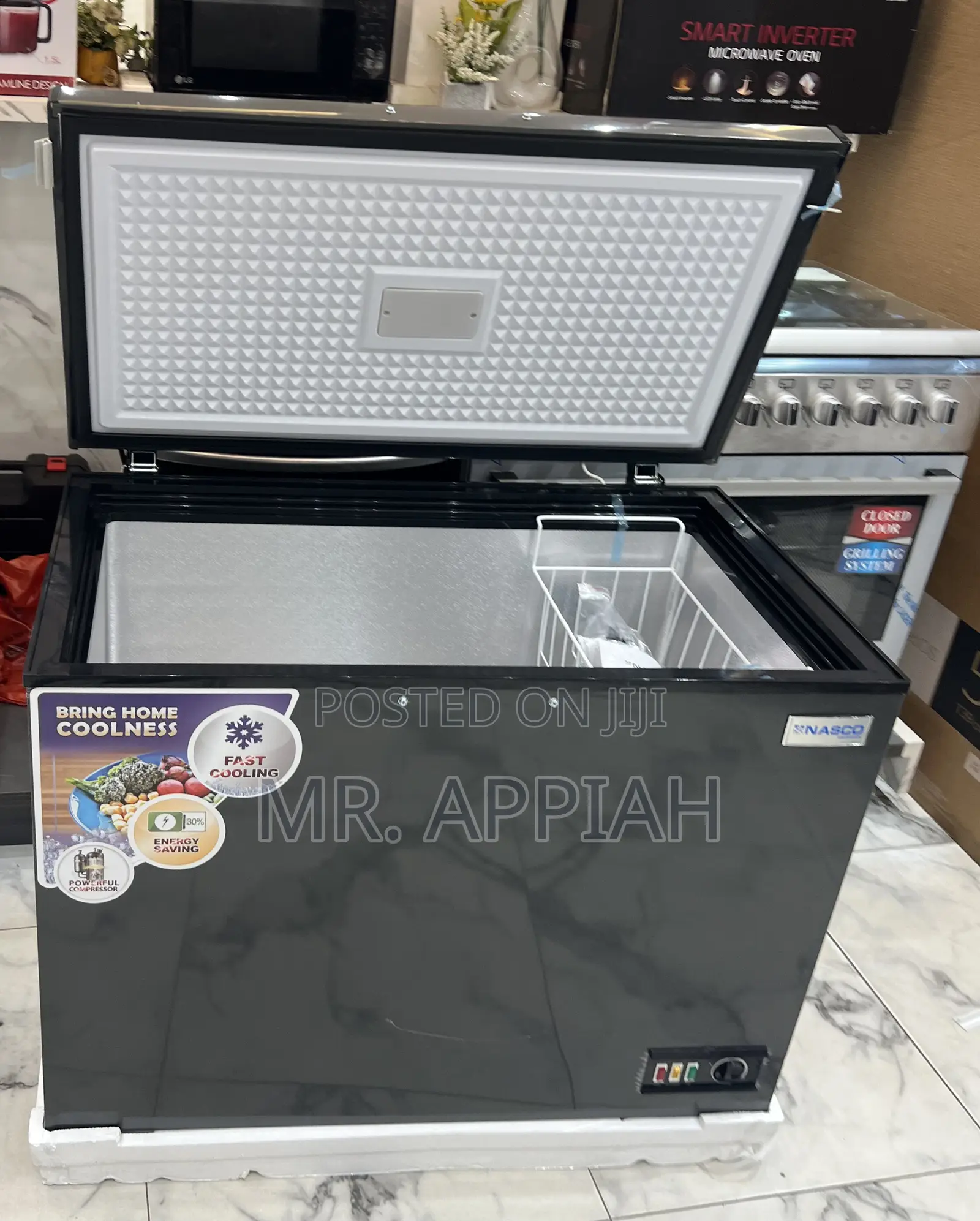 Classic Nasco Nas250fl 200l Chest Freezer(Gray) 