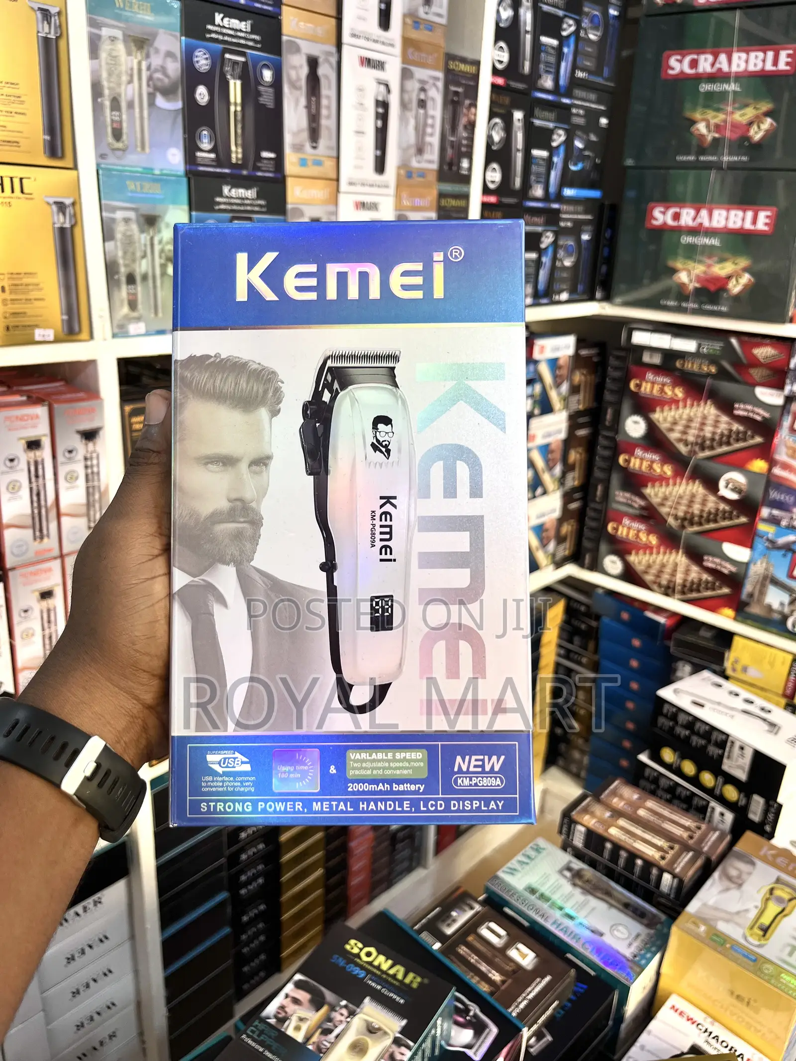 Kemei Professional Rechargeable Hair Clipper